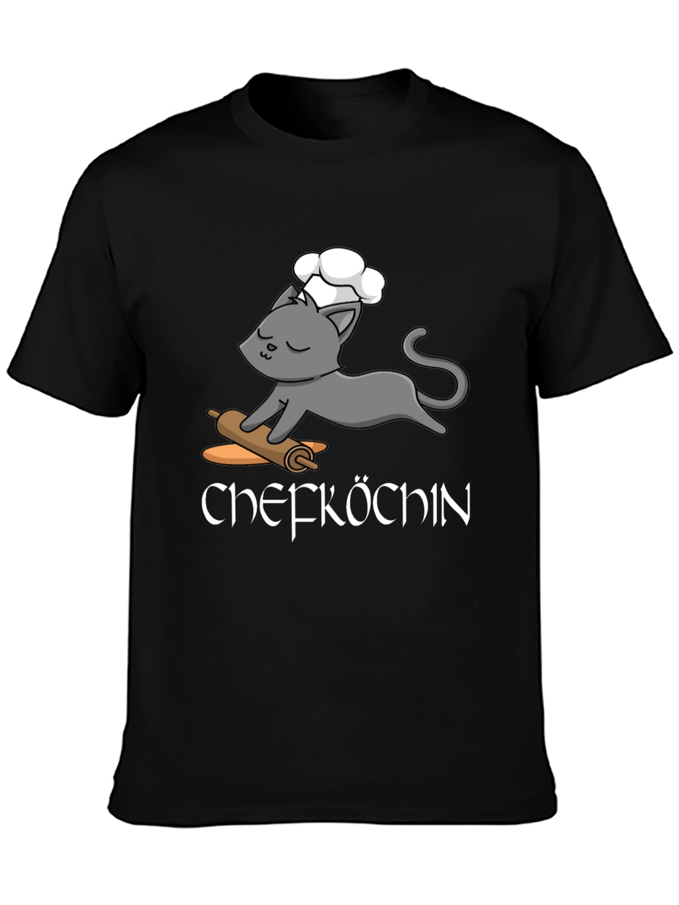 Chefkoch T-Shirt - Cute Cat Baker Design