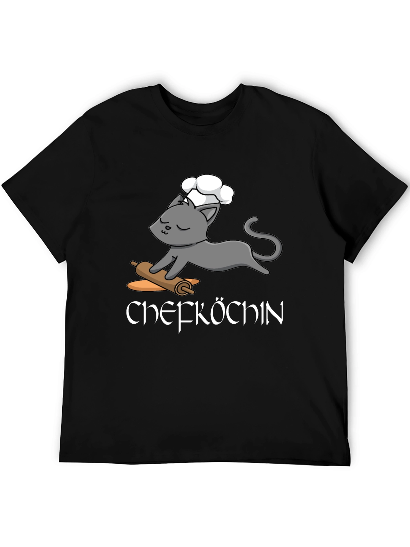 Chefkoch T-Shirt - Cute Cat Baker Design