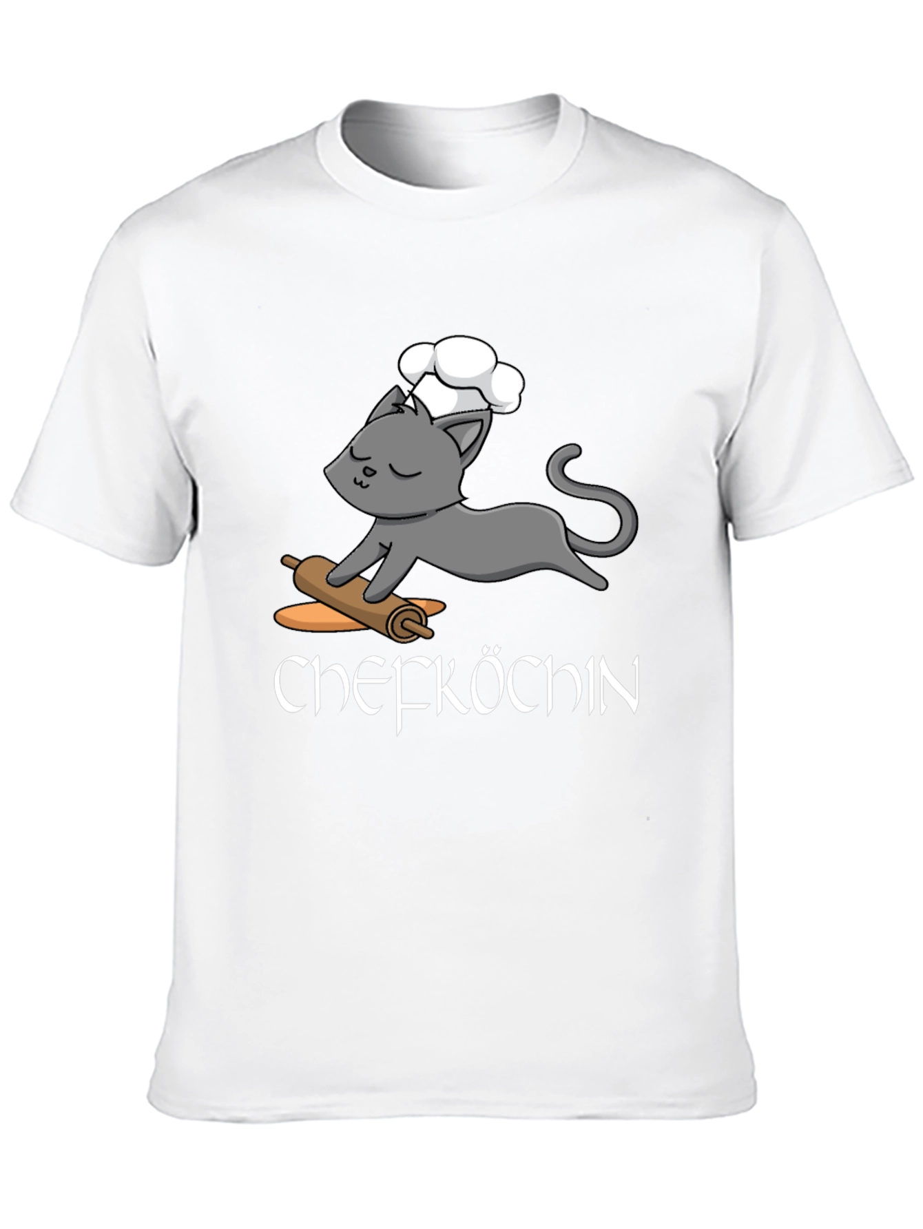 Chefkoch T-Shirt - Cute Cat Baker Design