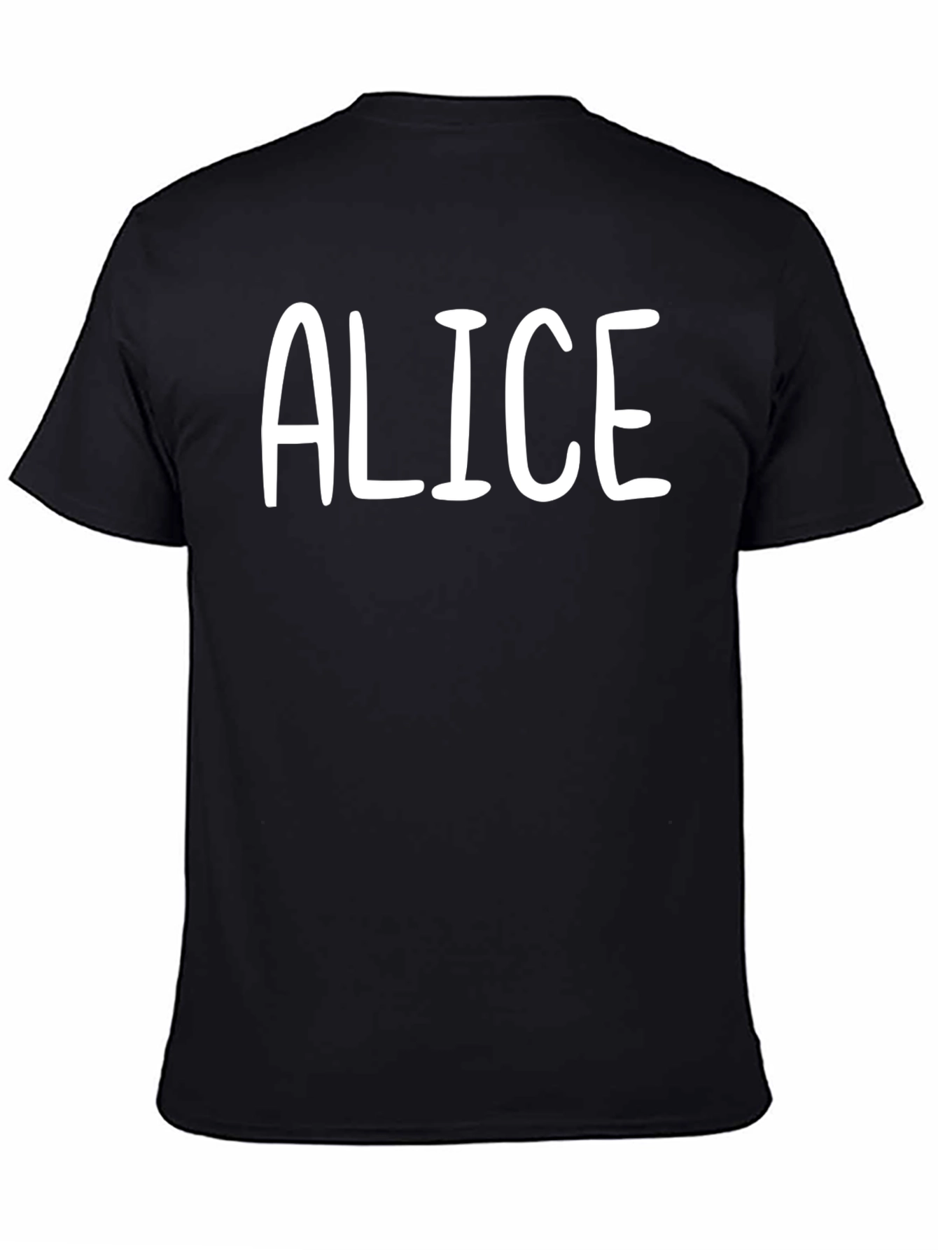 Alice Name T-Shirt - Personalized Custom Text Tee