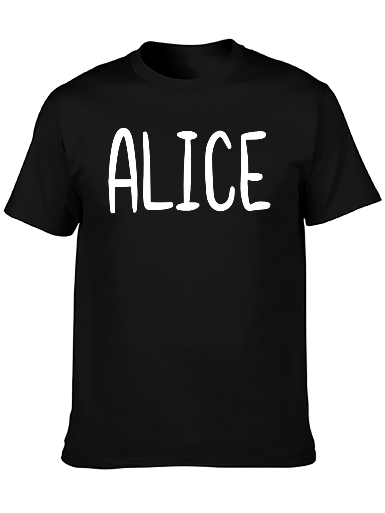 Alice Name T-Shirt - Personalized Custom Text Tee