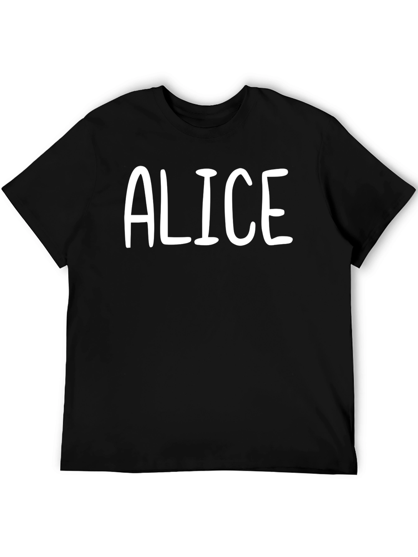 Alice Name T-Shirt - Personalized Custom Text Tee