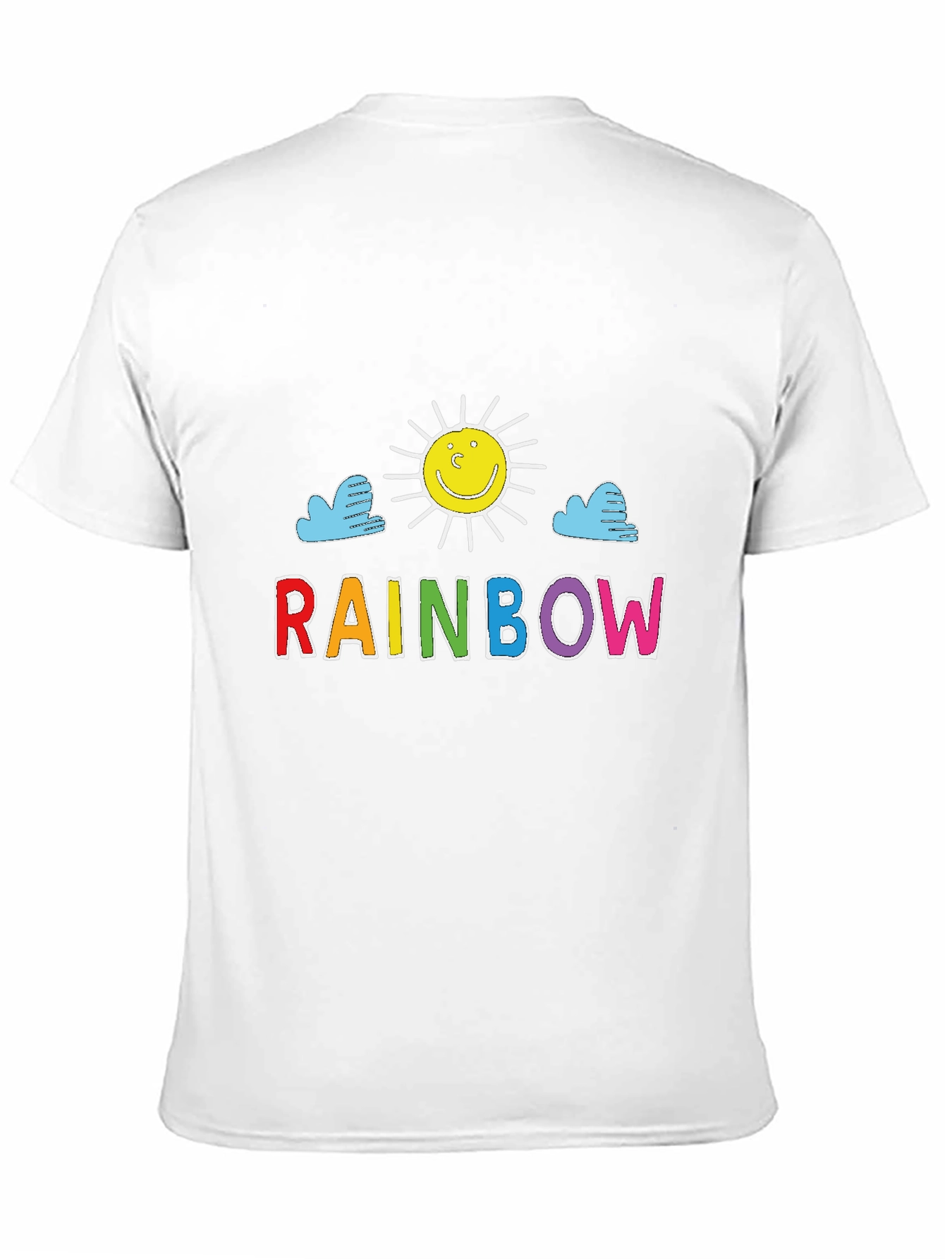 Rainbow Sun Graphic Tee - Happy Days T-Shirt