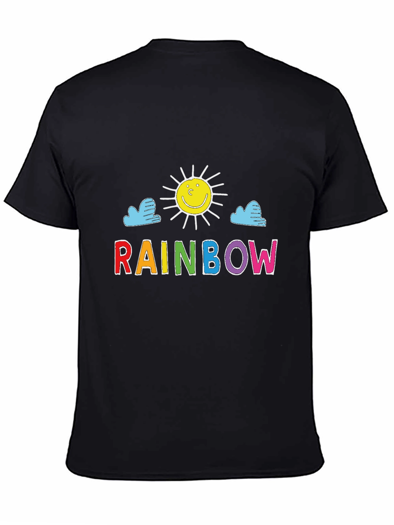 Rainbow Sun Graphic Tee - Happy Days T-Shirt