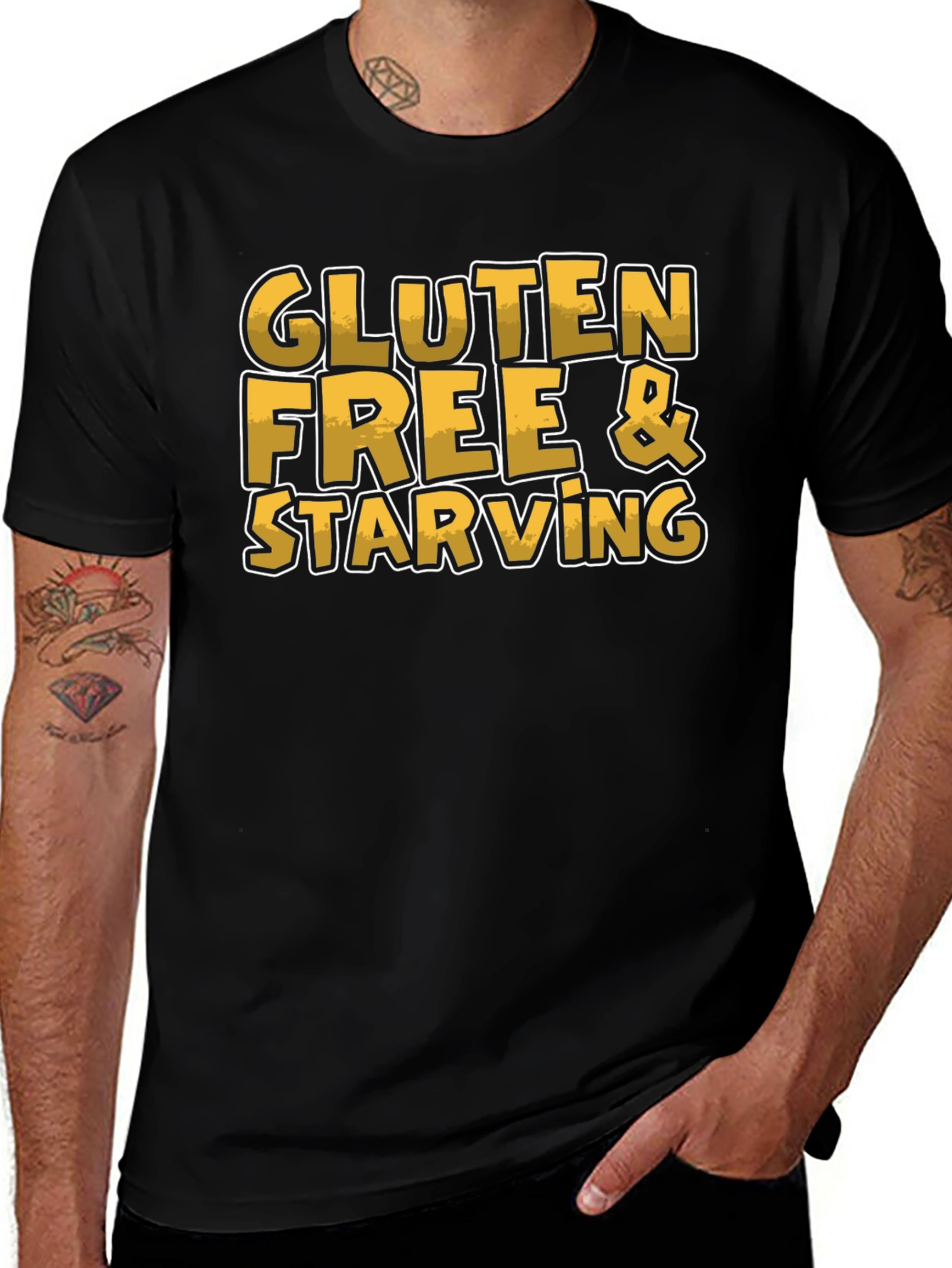 Gluten Free & Starving Graphic T-Shirt
