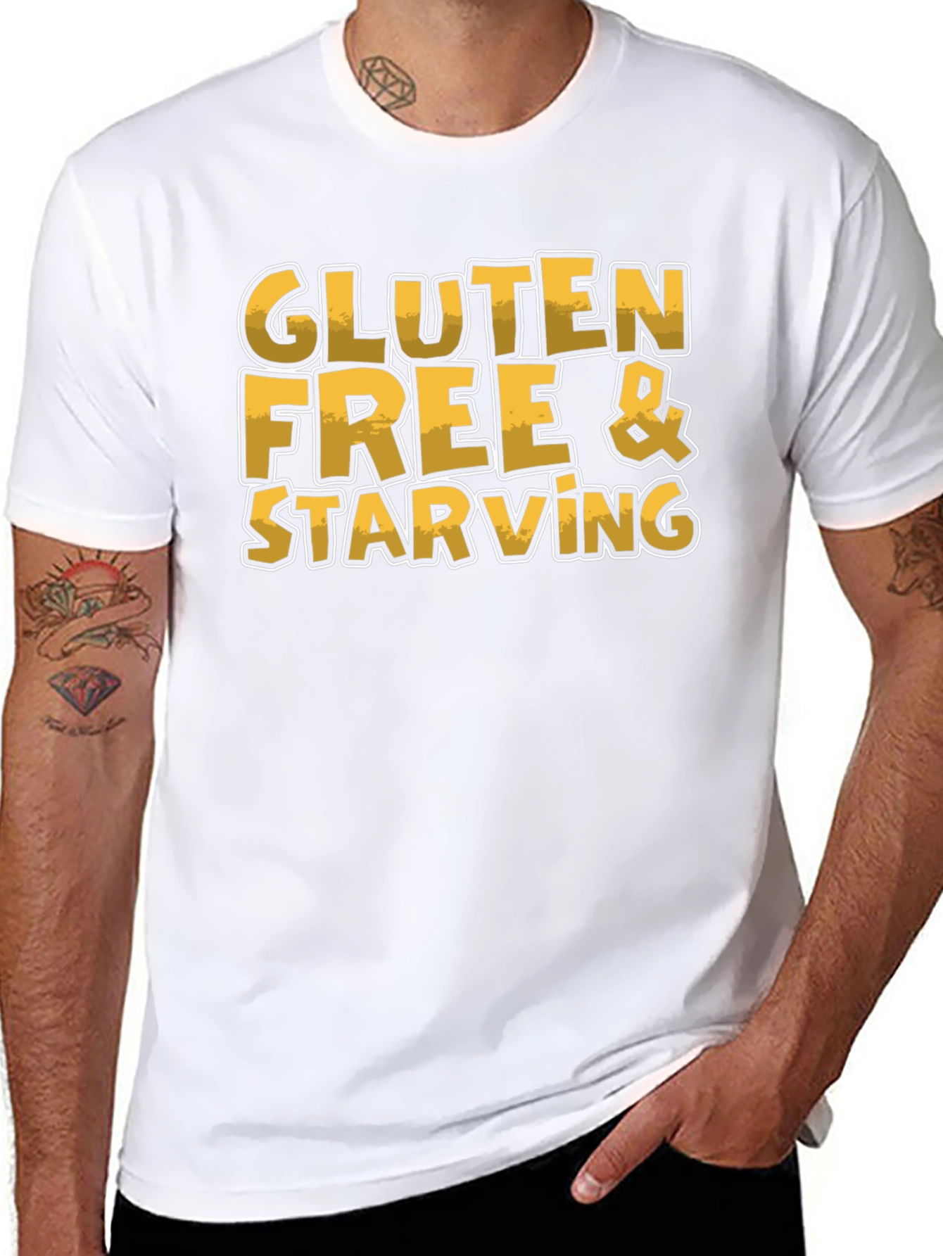 Gluten Free & Starving Graphic T-Shirt
