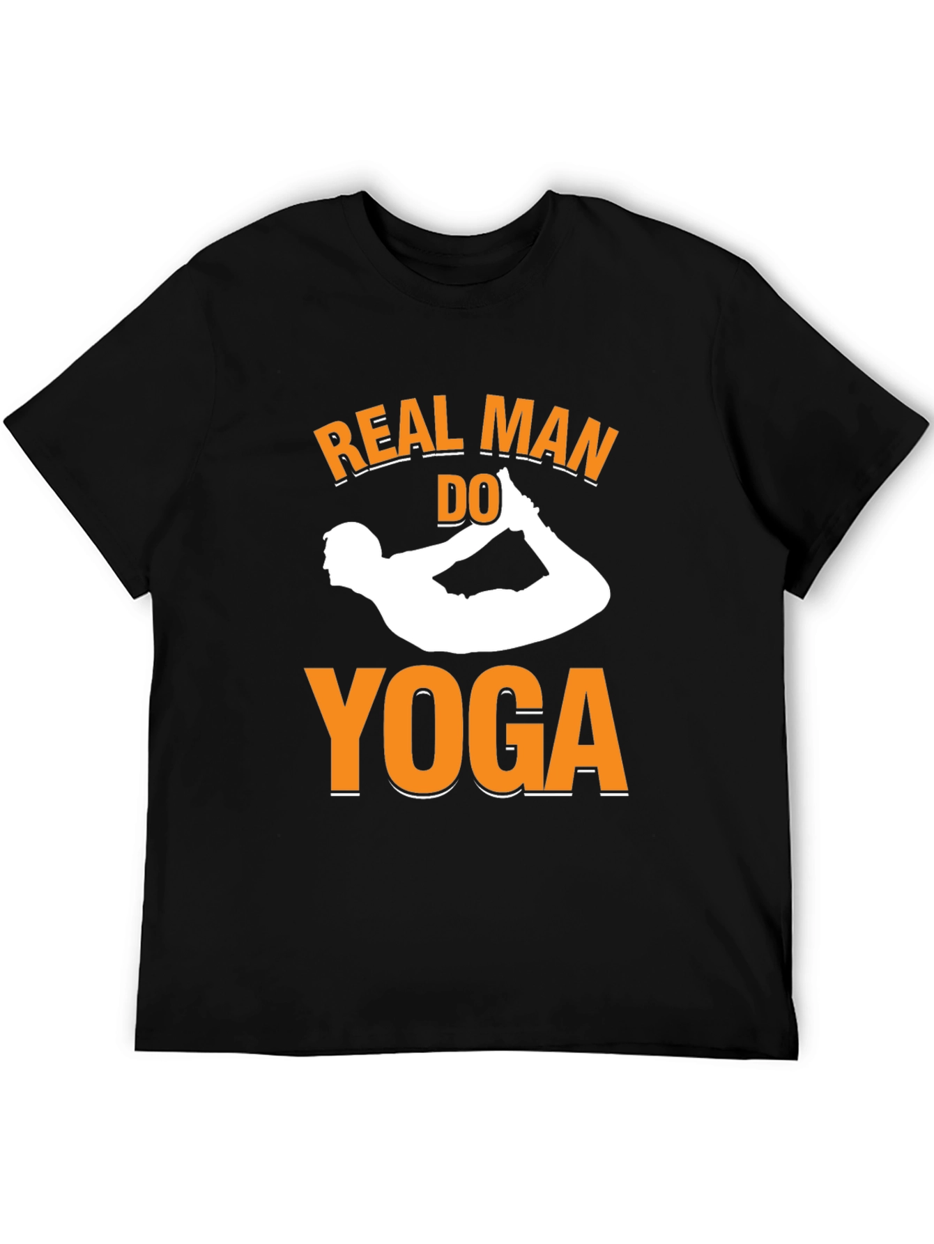 Real Men Do Yoga T-Shirt - Black Graphic Tee