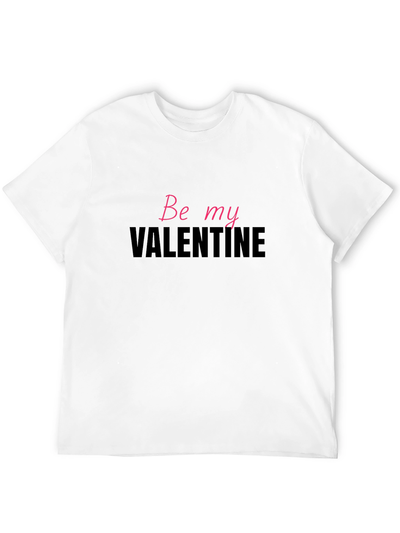 Be My Valentine Graphic Tee - Mens Black T-Shirt