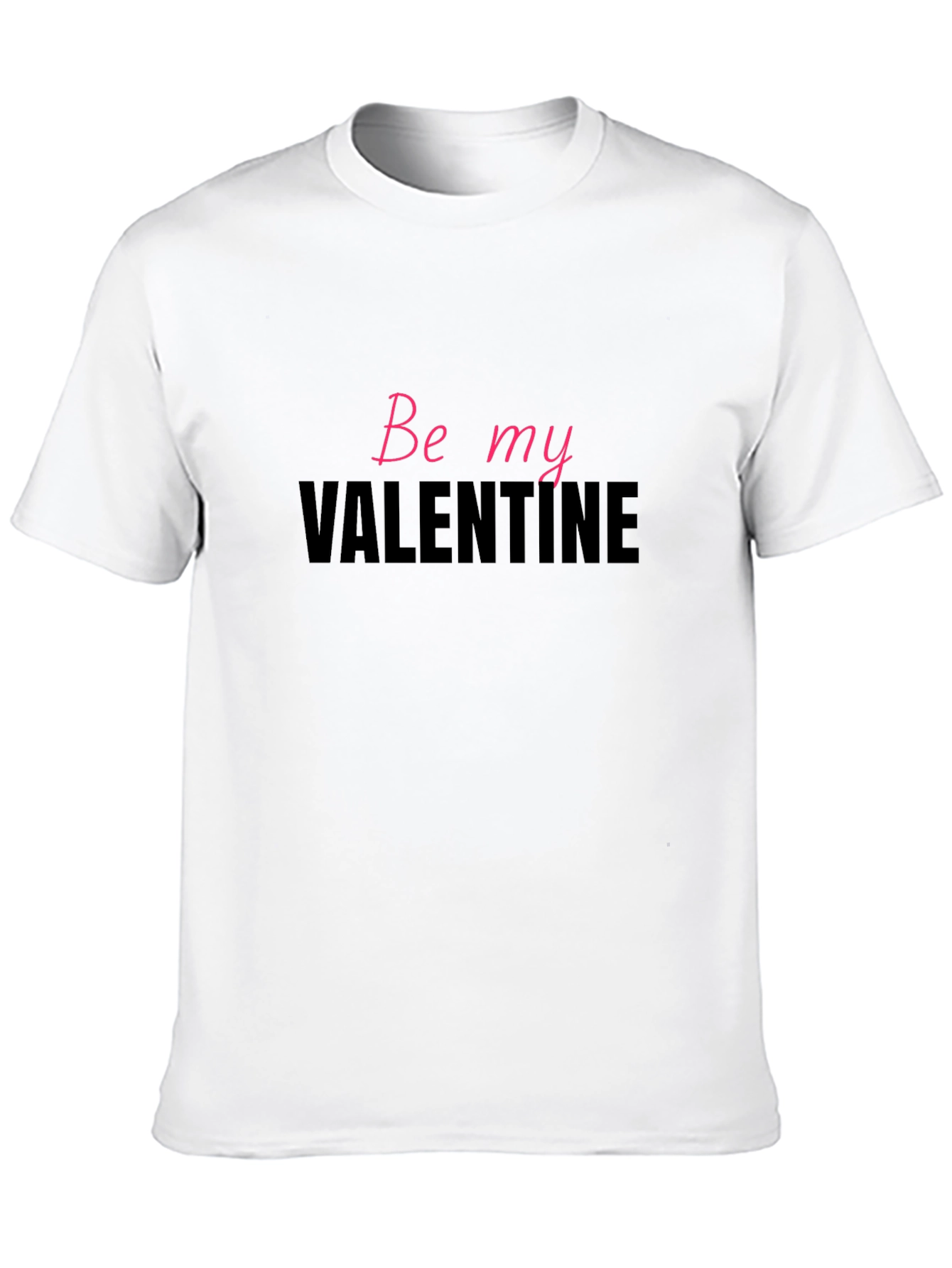 Be My Valentine Graphic Tee - Mens Black T-Shirt