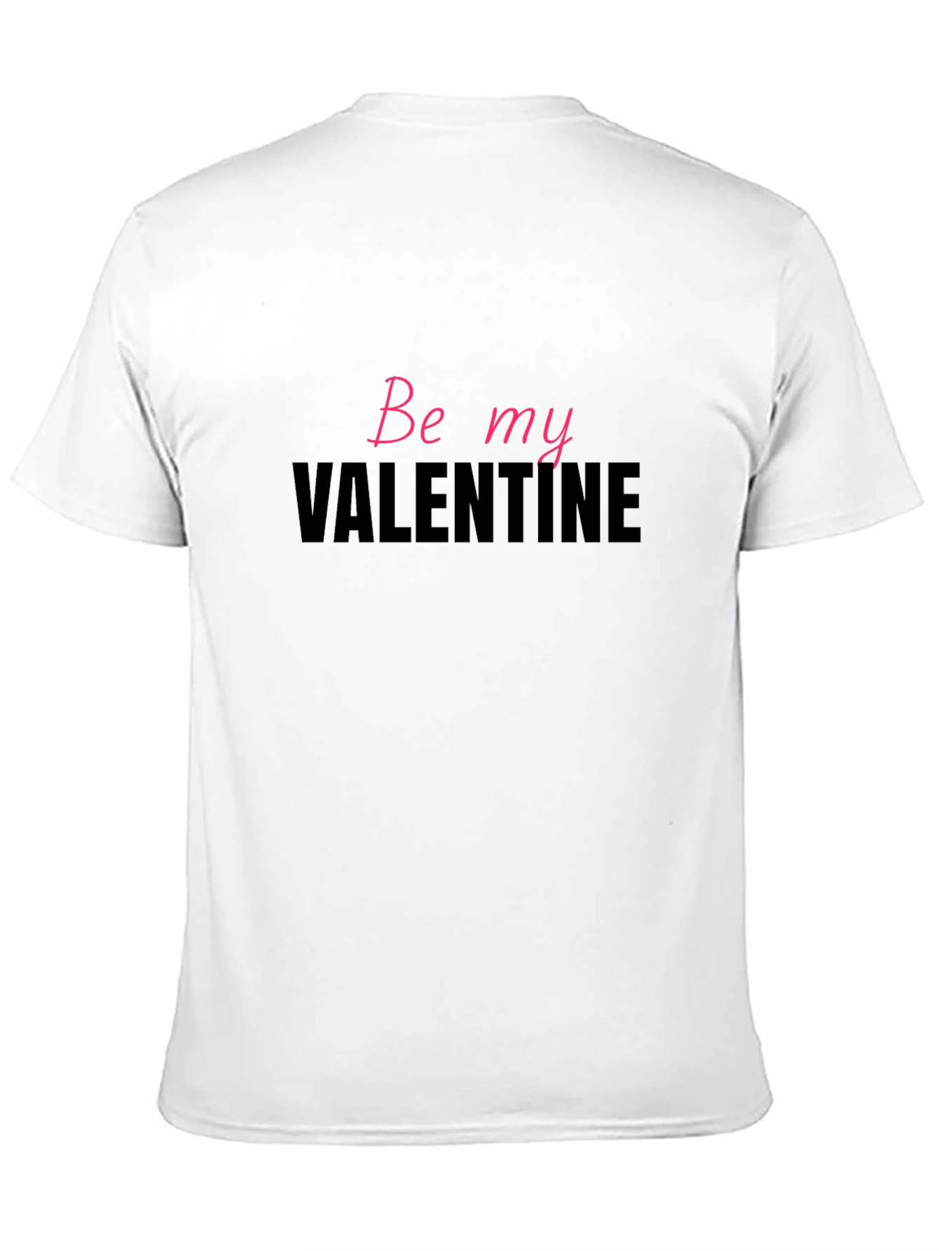 Be My Valentine Graphic Tee - Mens Black T-Shirt