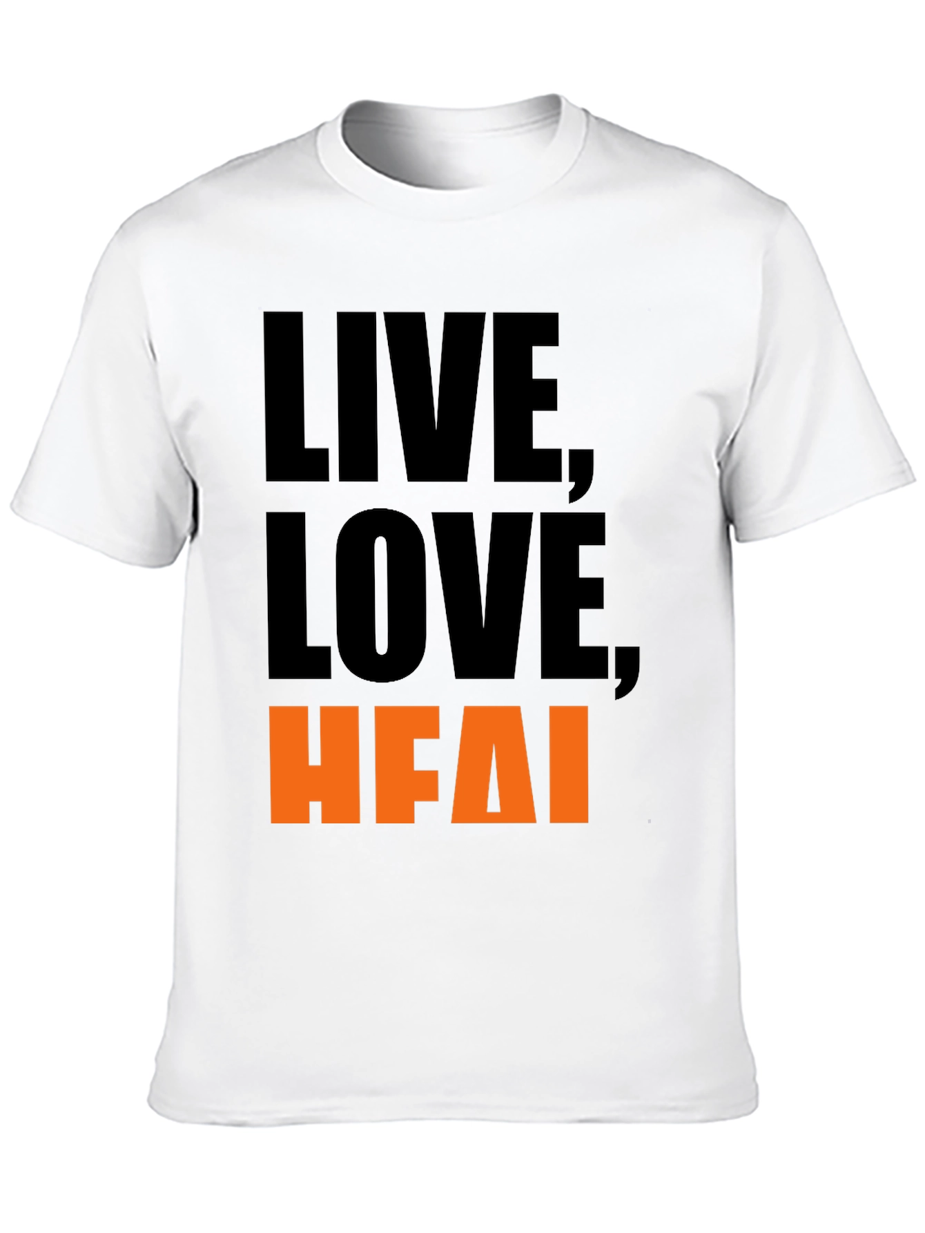 Live Love HFAI Black Graphic Tee