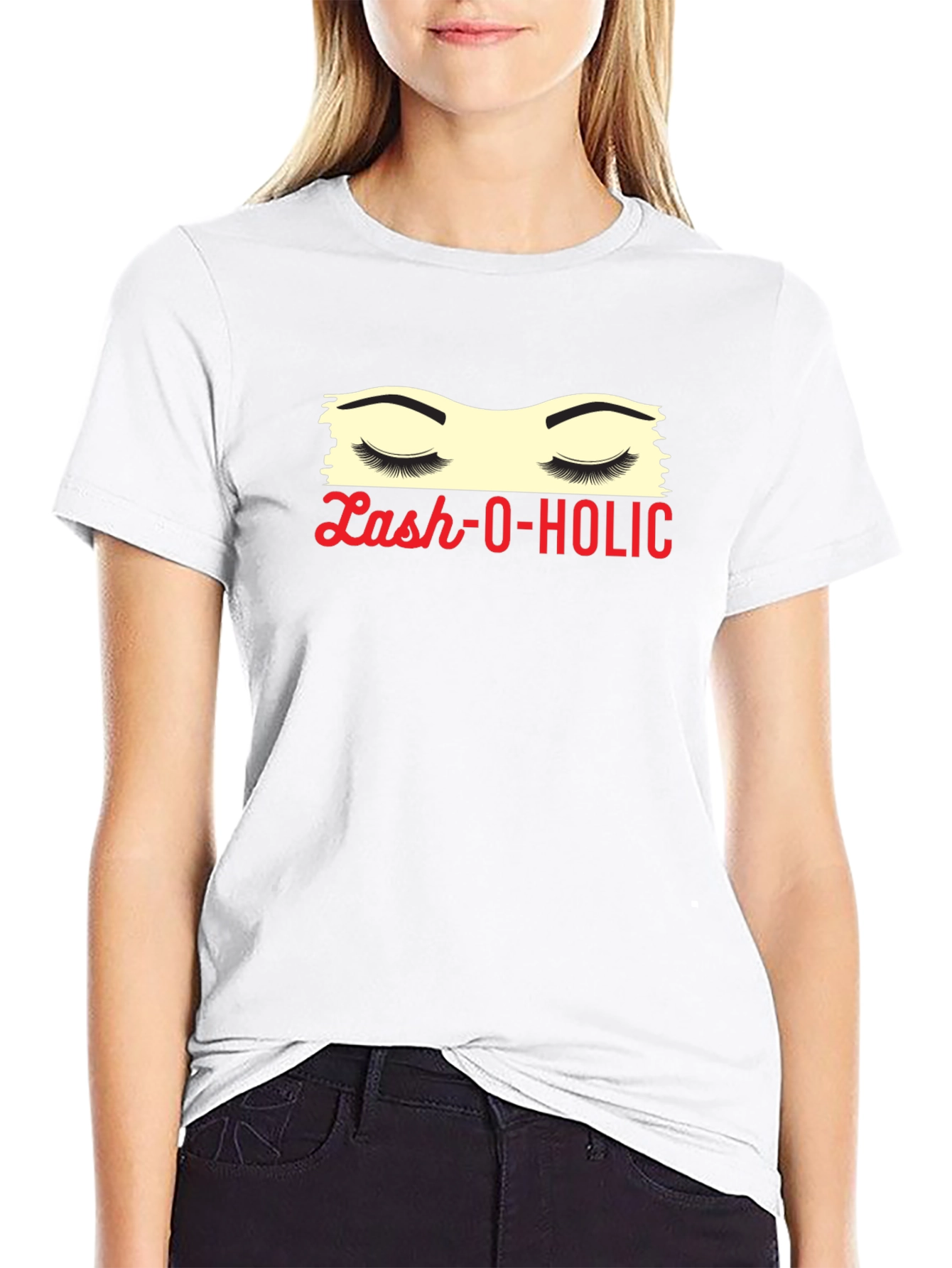 Lash-O-Holic Graphic Tee - Stylish & Trendy