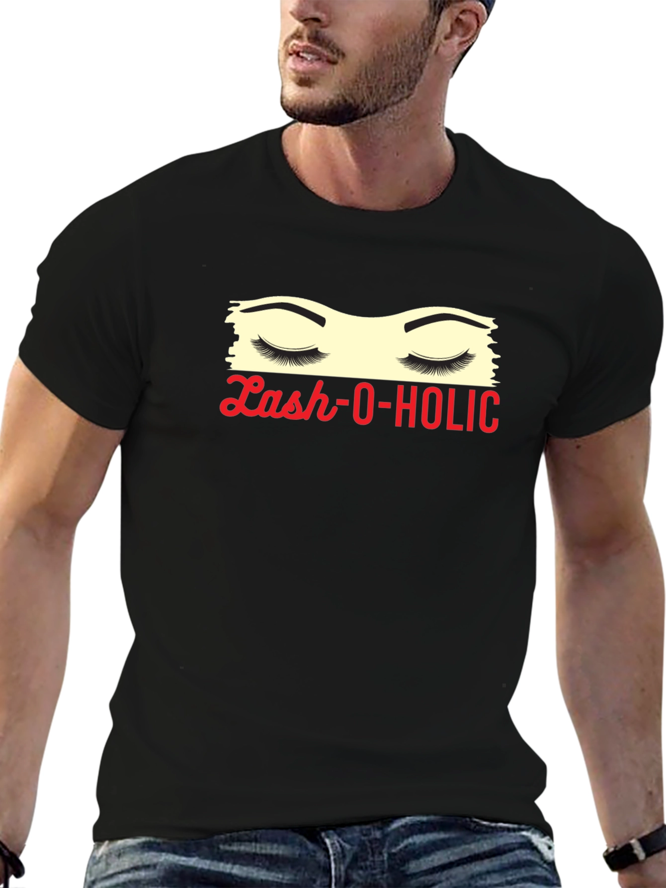 Lash-O-Holic Graphic Tee - Stylish & Trendy