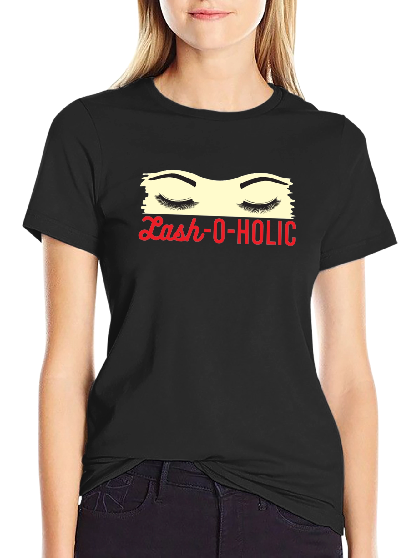 Lash-O-Holic Graphic Tee - Stylish & Trendy