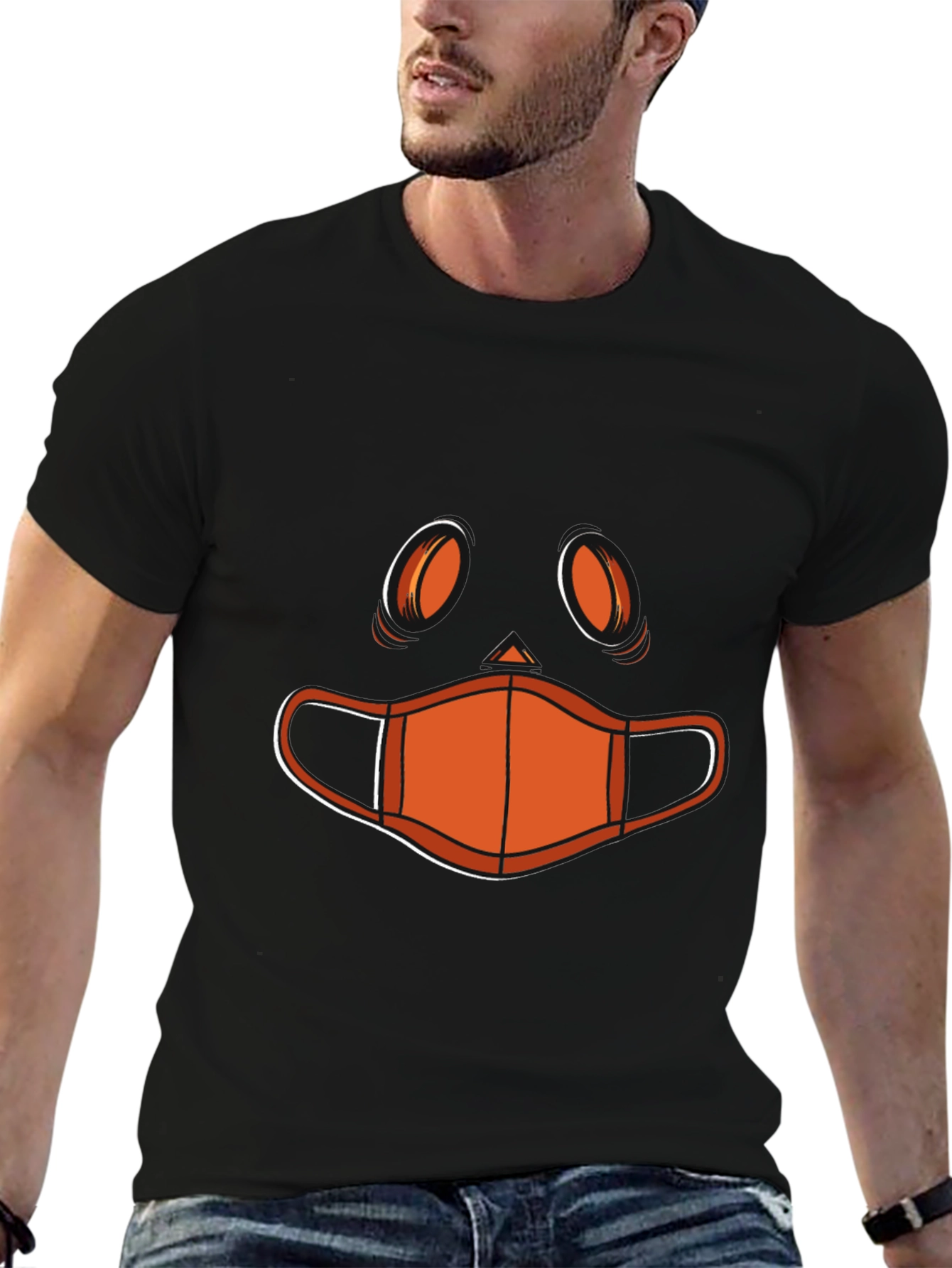 Halloween Face Mask T-Shirt