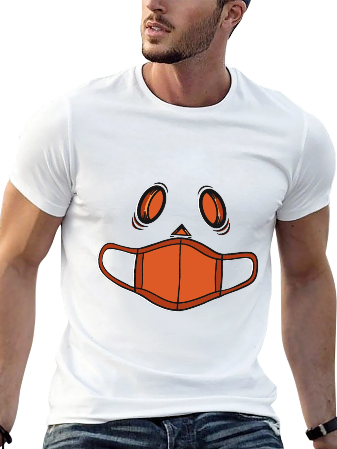 Halloween Face Mask T-Shirt