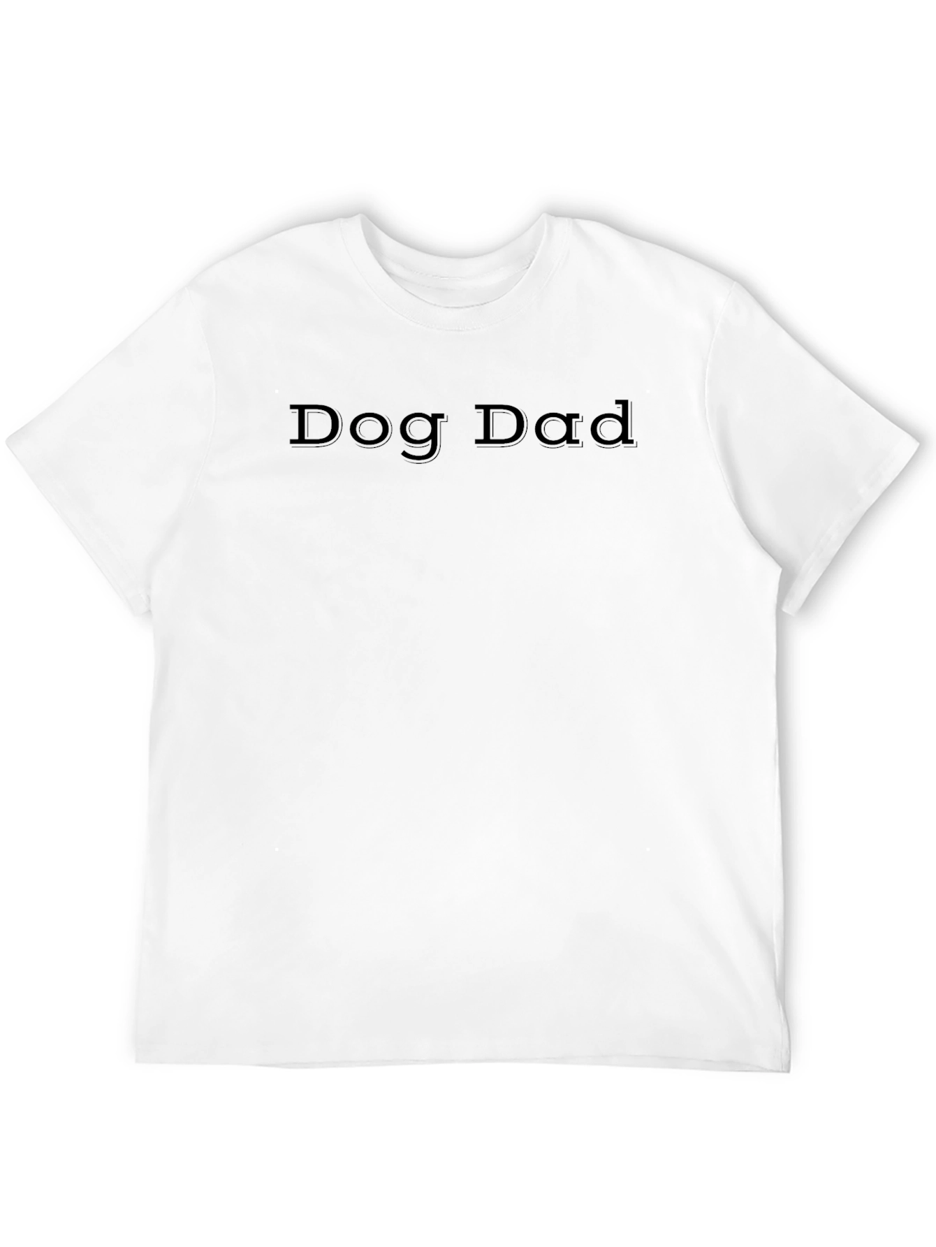 Dog Dad Black T-Shirt - Mens Casual Tee