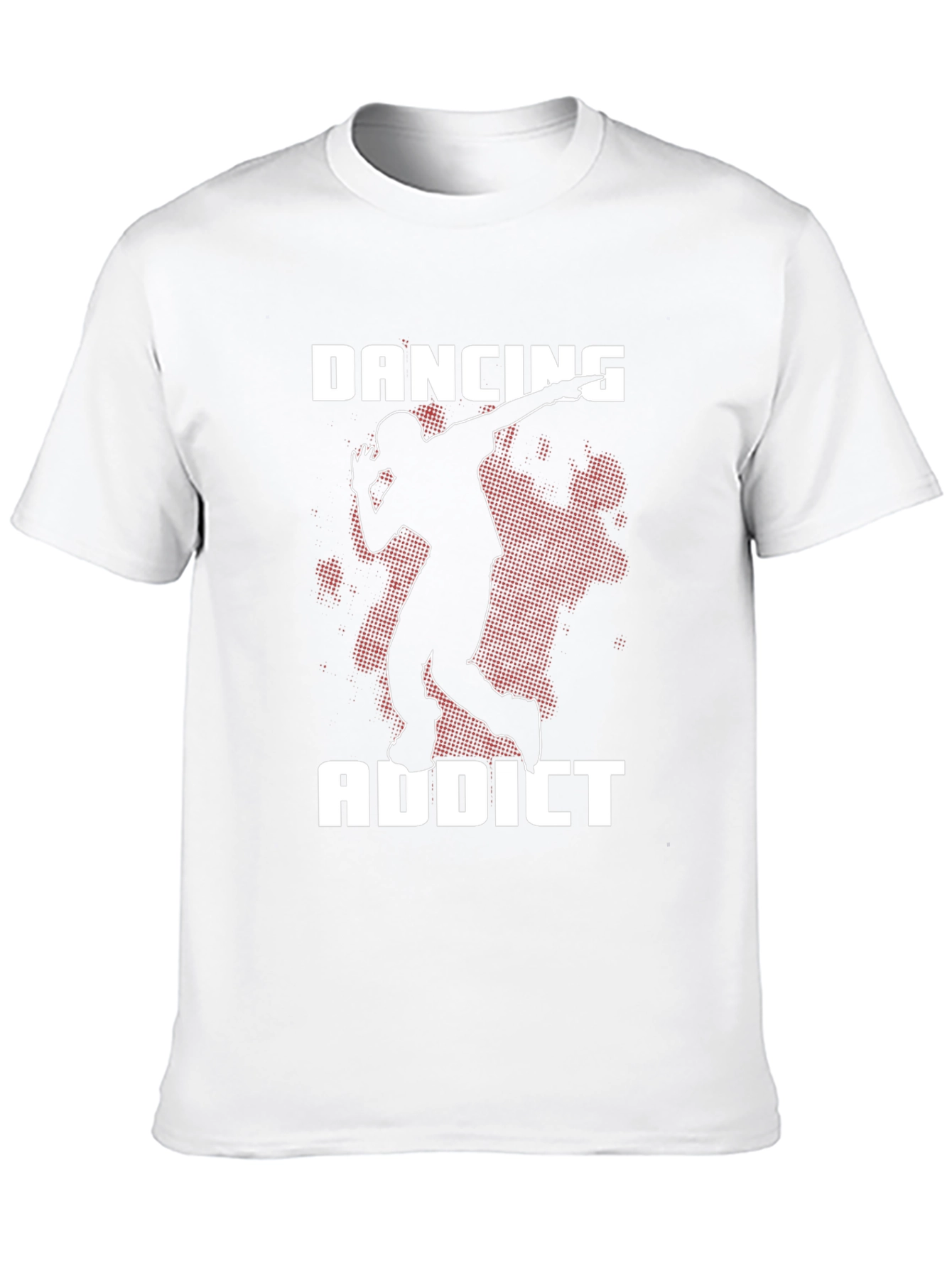 Dancing Addict Graphic Tee - Black Cotton Shirt