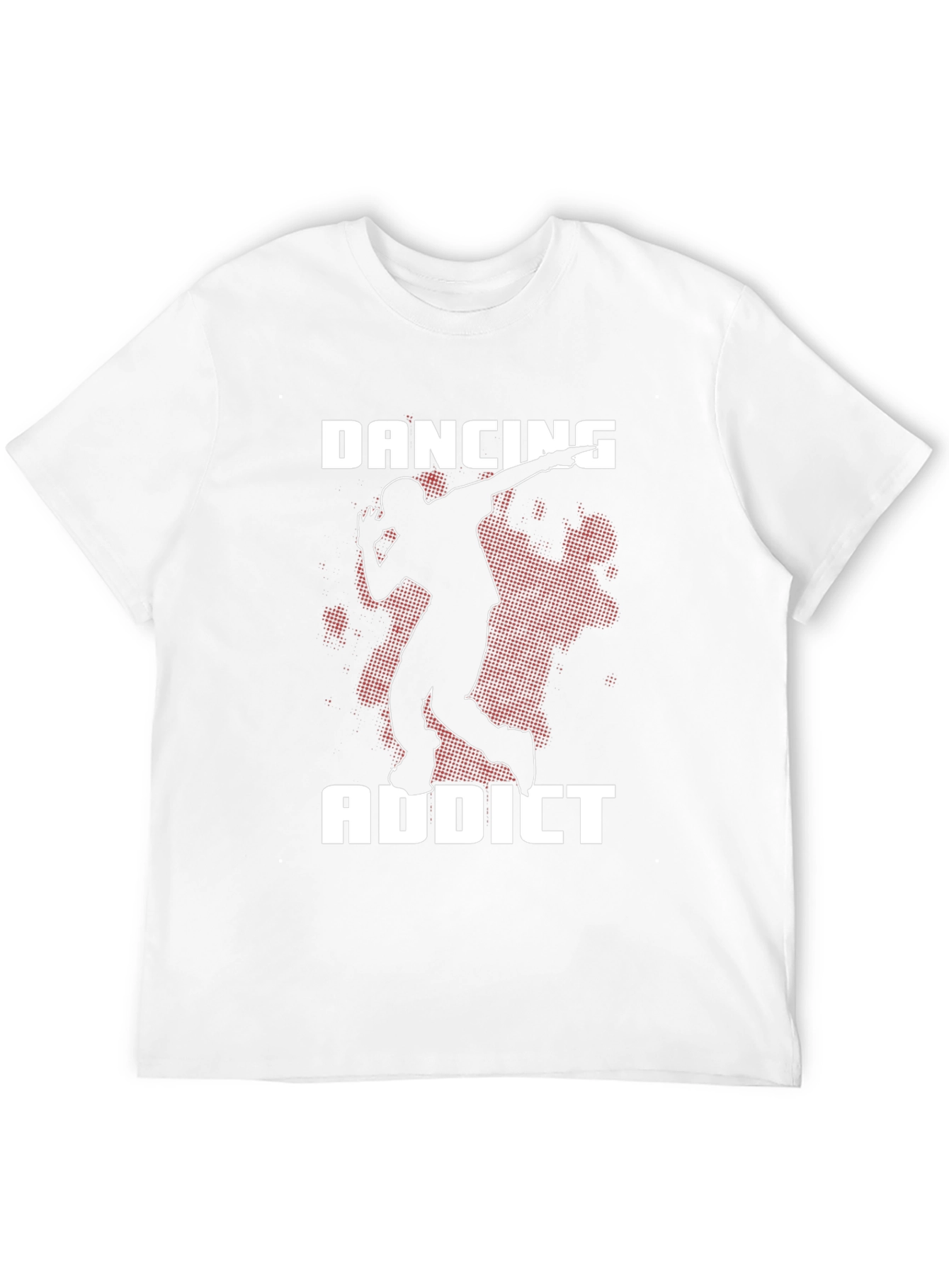 Dancing Addict Graphic Tee - Black Cotton Shirt