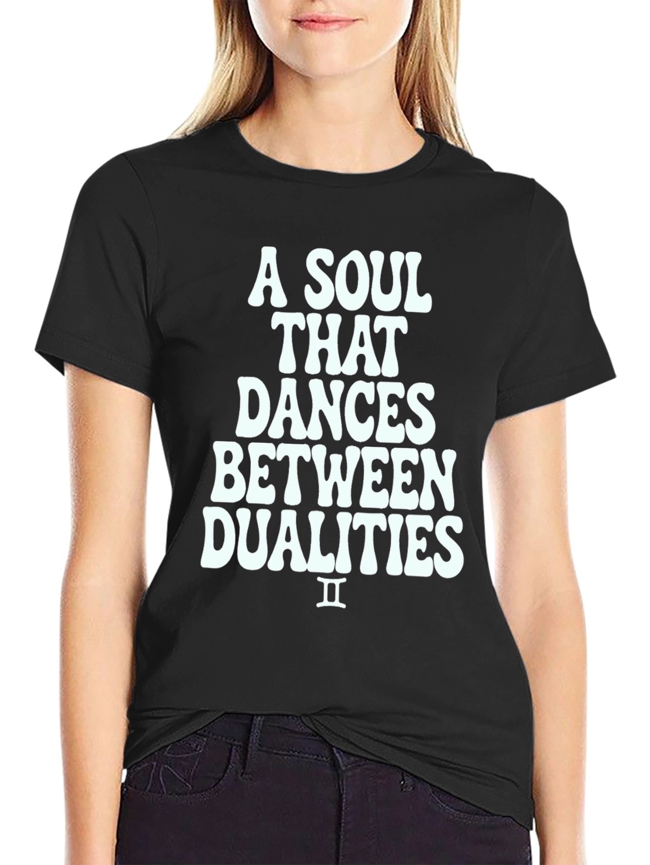 A Soul That Dances Between Dualities T-Shirt