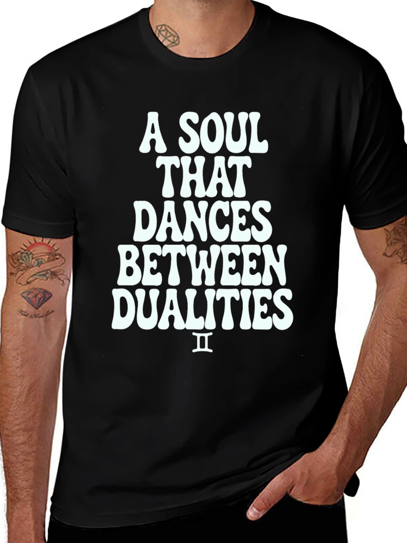 A Soul That Dances Between Dualities T-Shirt