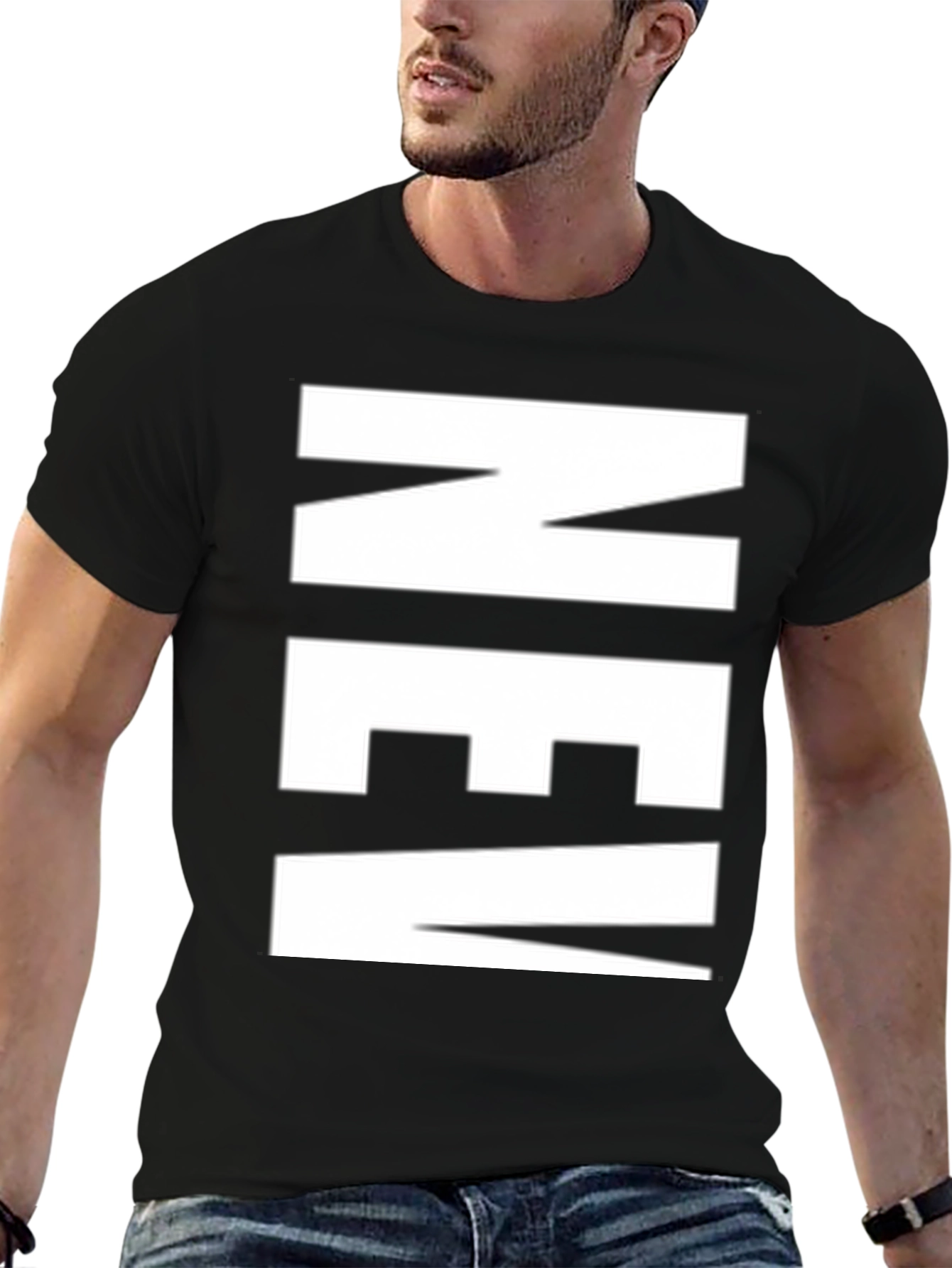 Bold NEV Graphic Tee - Black
