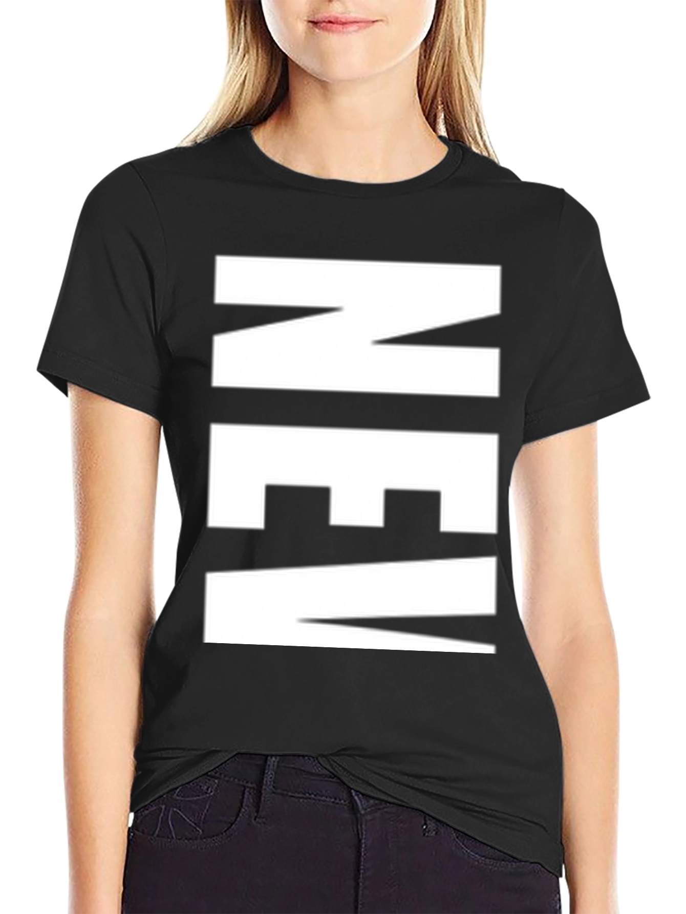 Bold NEV Graphic Tee - Black