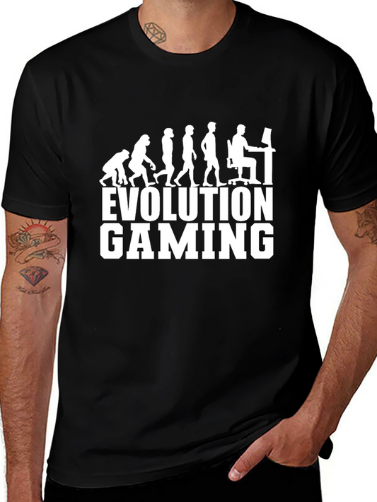 Evolution of Gaming T-Shirt - Funny Gamer Tee