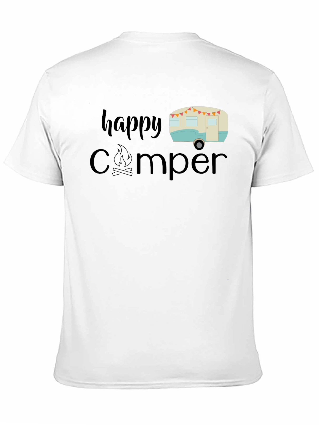 Happy Camper Graphic Tee - Camping Lover Shirt