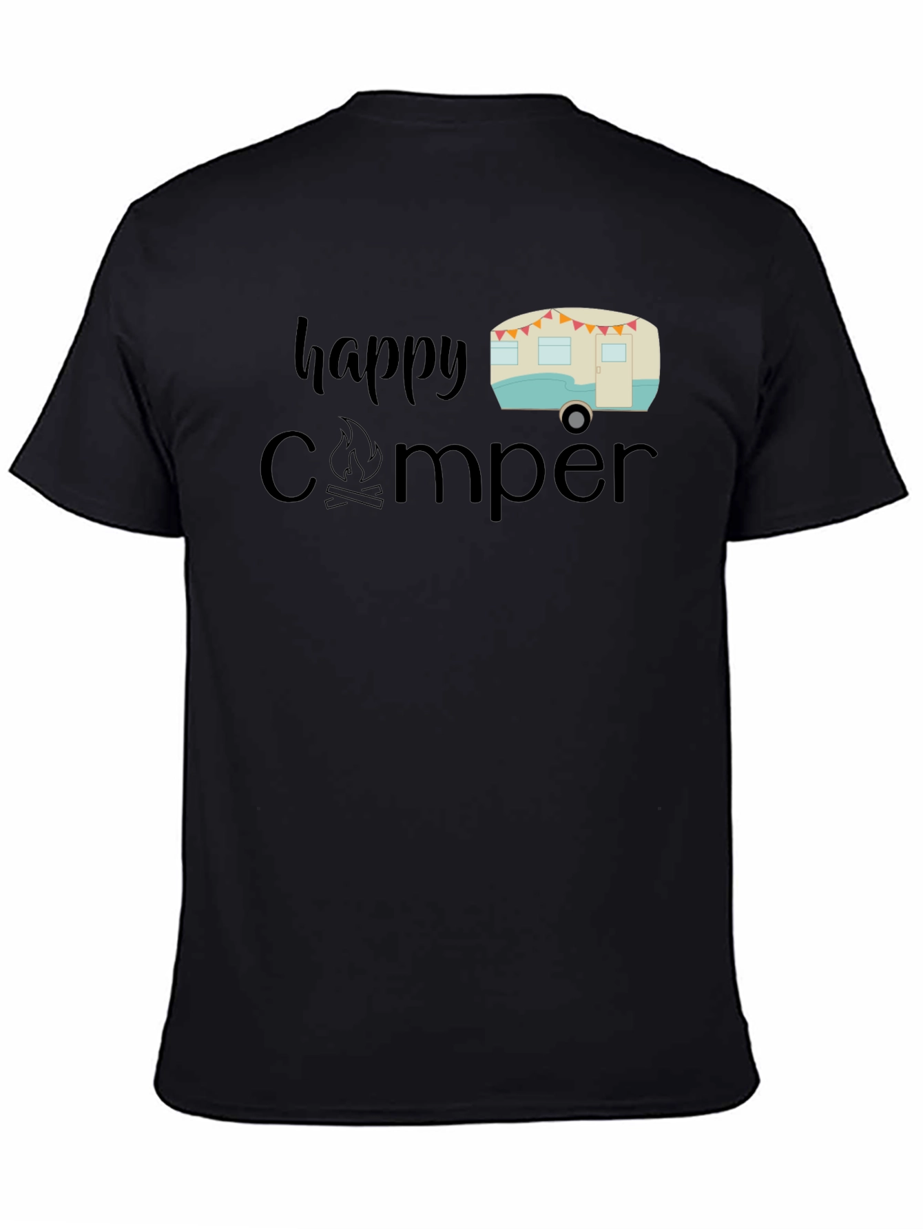 Happy Camper Graphic Tee - Camping Lover Shirt