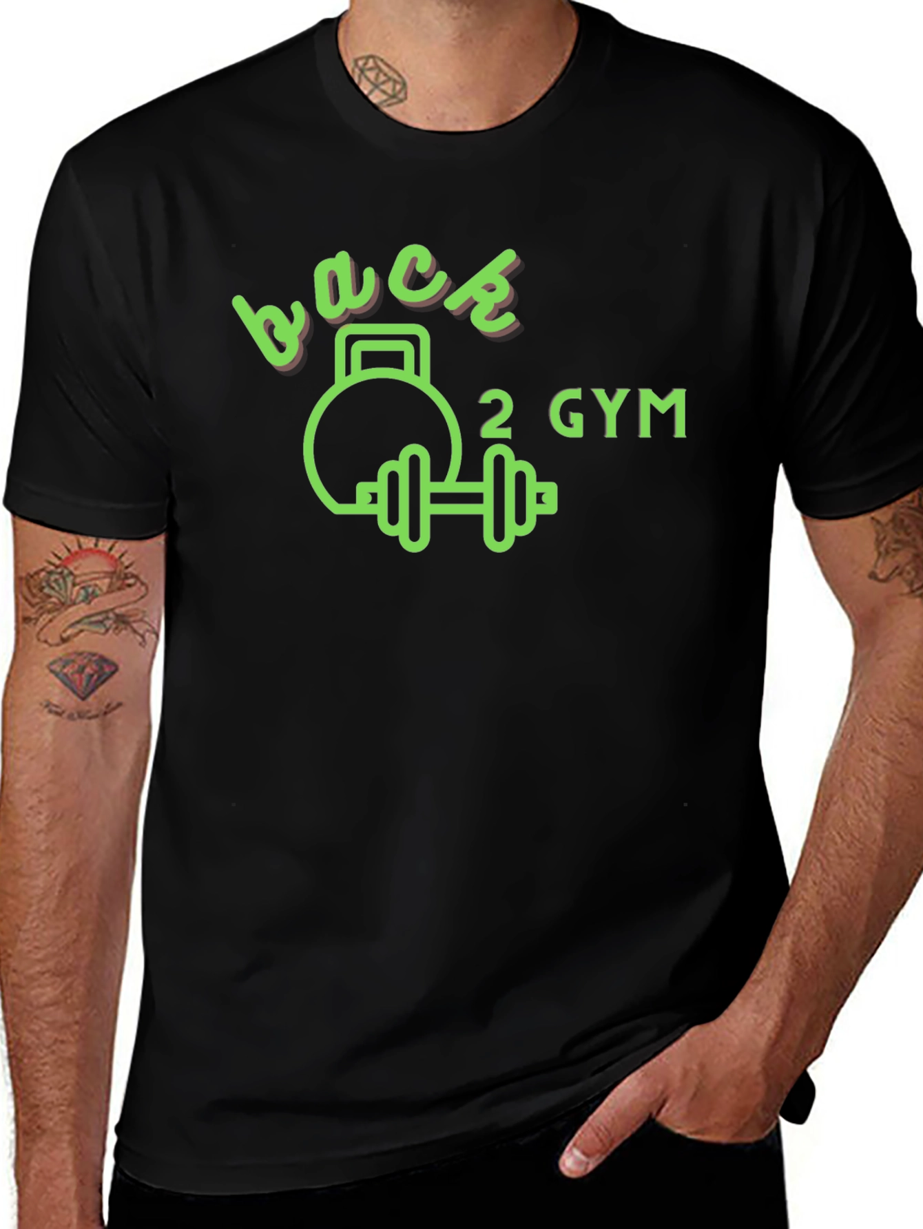 Back 2 Gym Graphic Tee - Workout Motivation