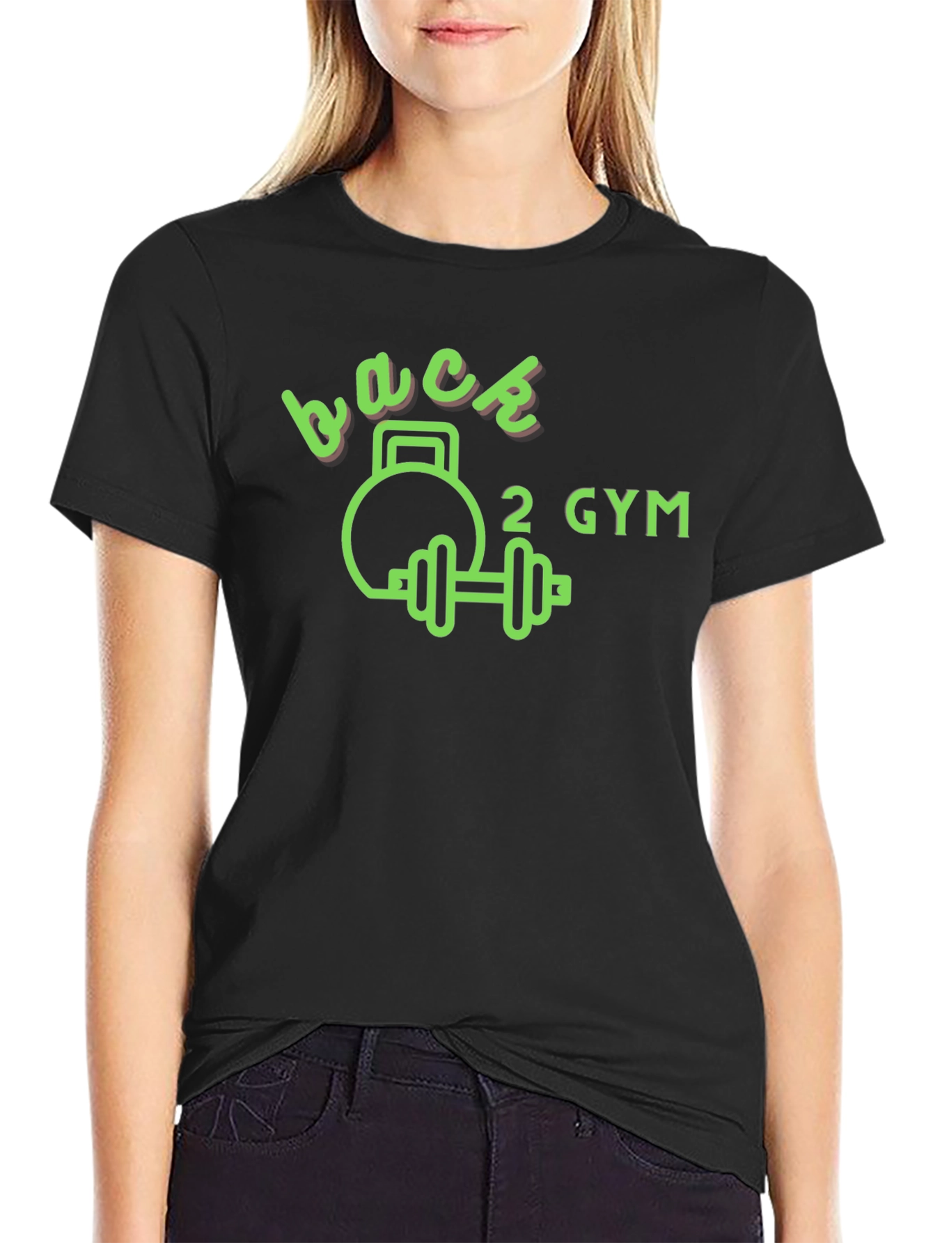 Back 2 Gym Graphic Tee - Workout Motivation