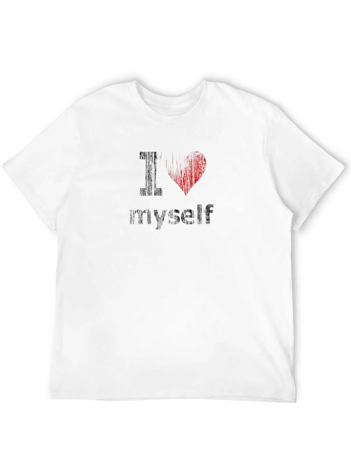 I Heart Myself Black Graphic Tee