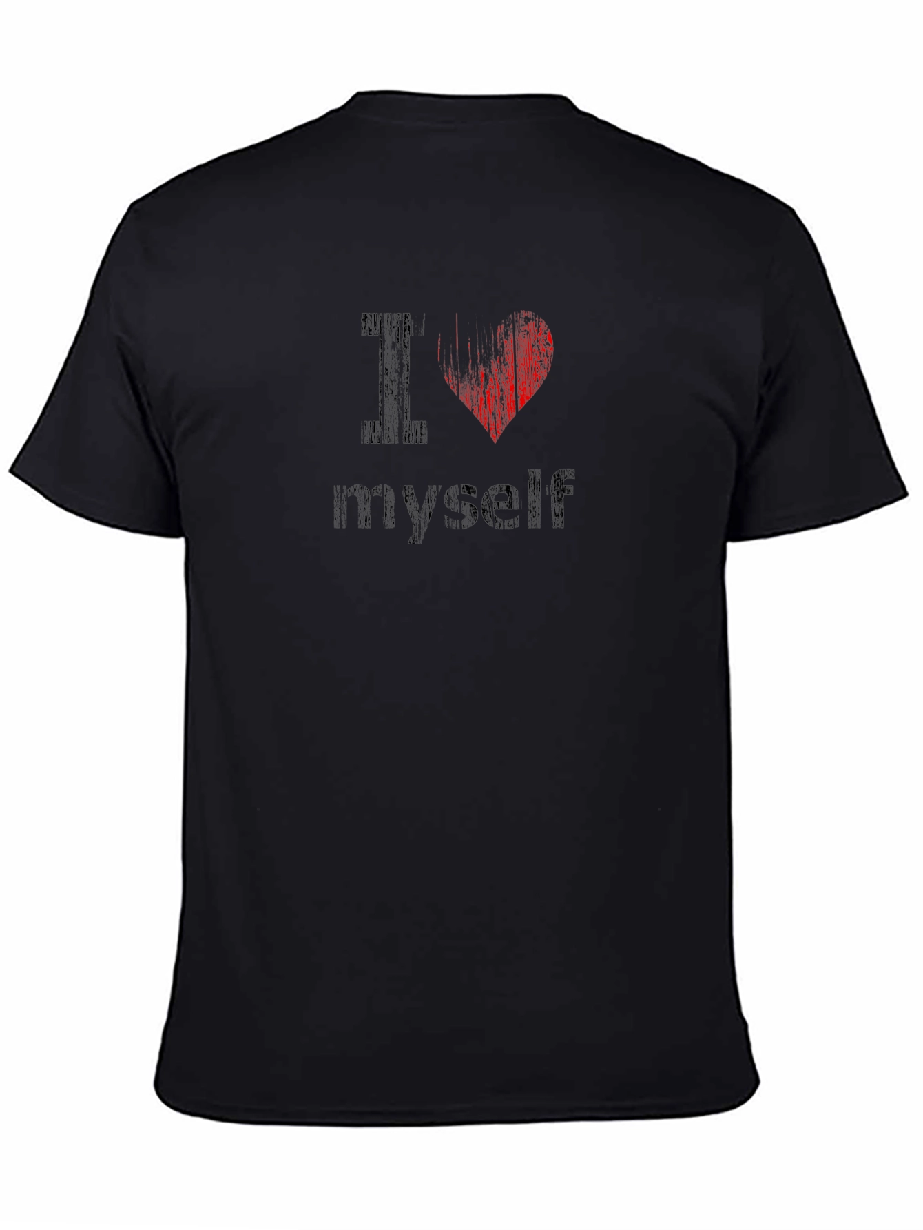 I Heart Myself Black Graphic Tee
