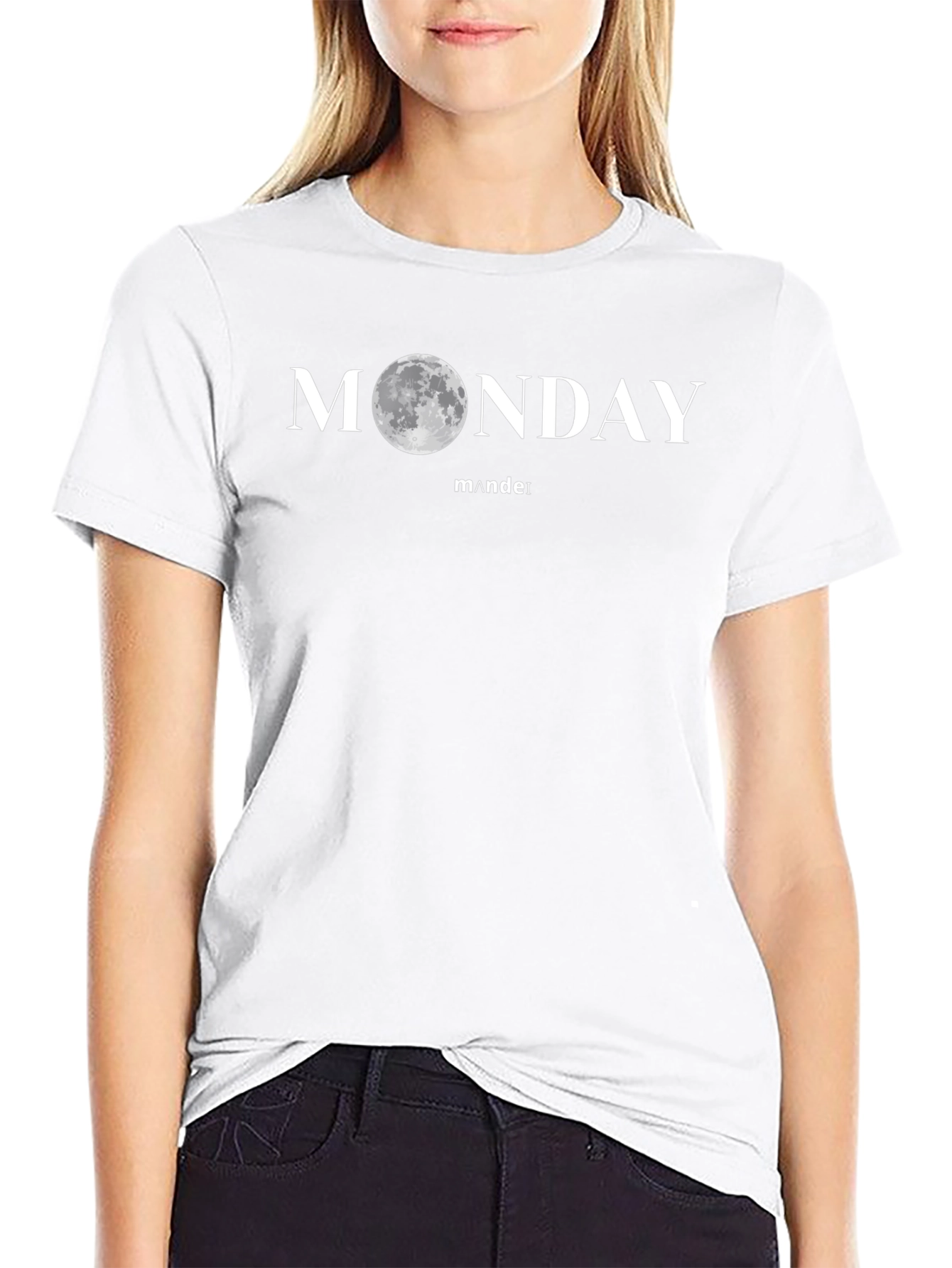 Monday Moon Graphic T-Shirt - Cool Casual Tee