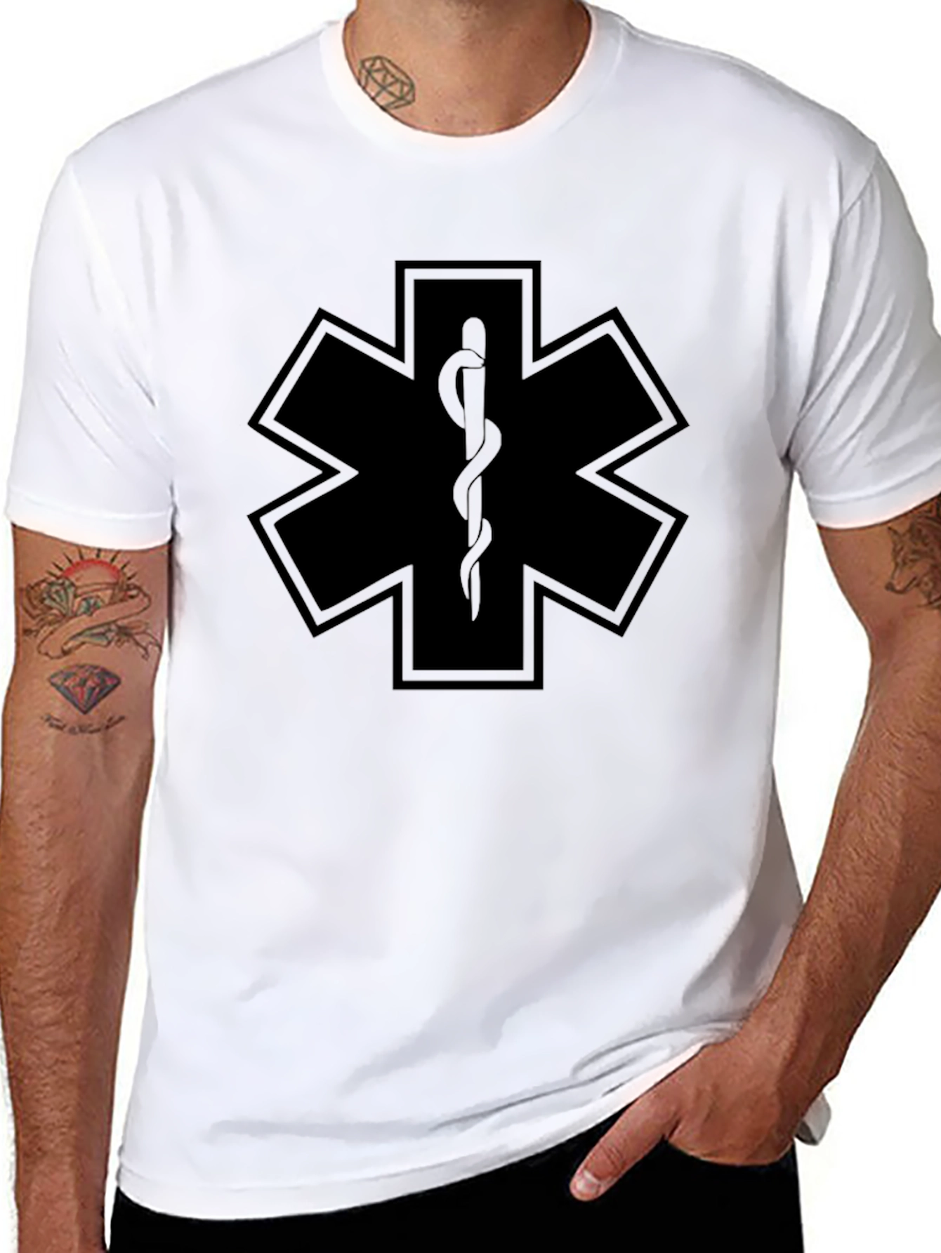 Star of Life Graphic T-Shirt - EMT & Medical