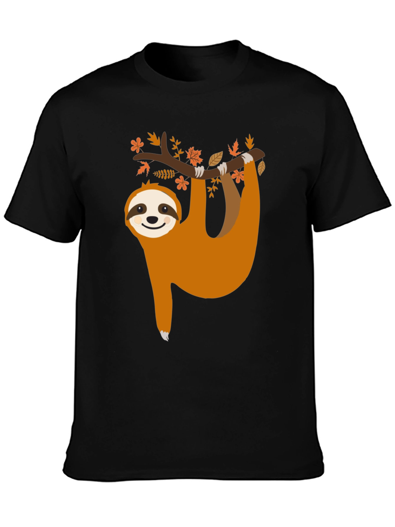Cute Sloth Hanging from Tree T-Shirt - Unisex