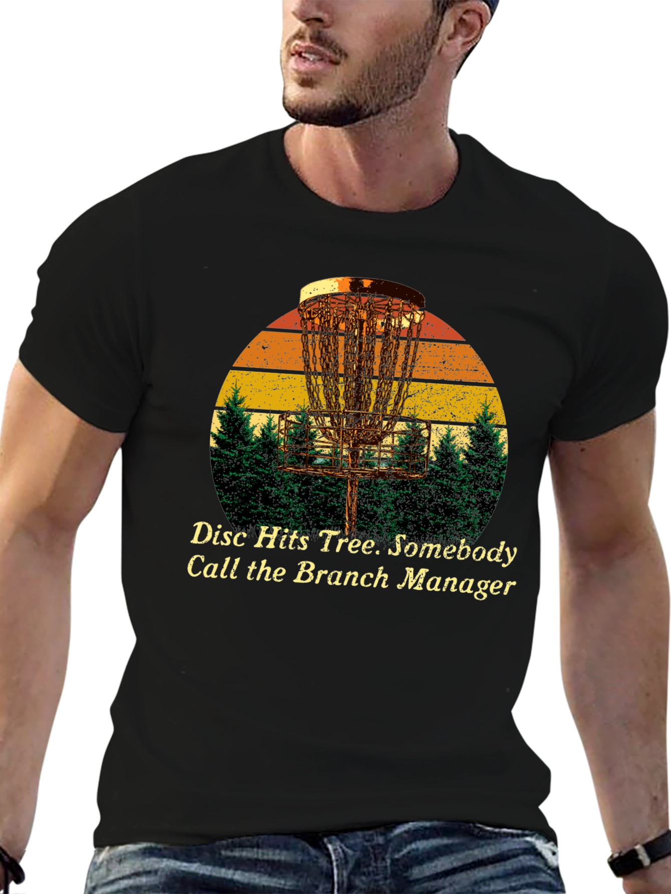 Disc Golf T-Shirt - Branch Manager Tee