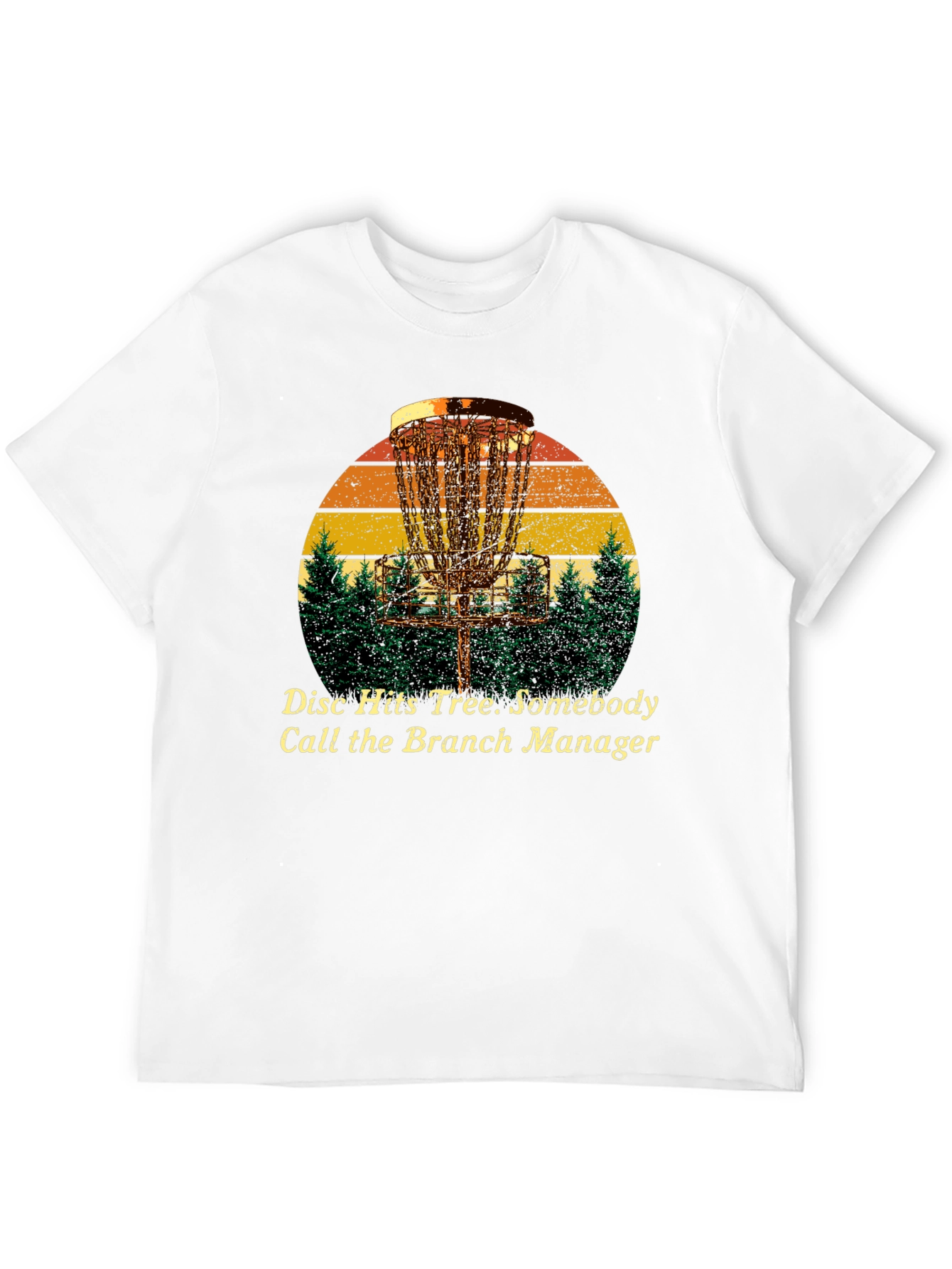 Disc Golf T-Shirt - Branch Manager Tee