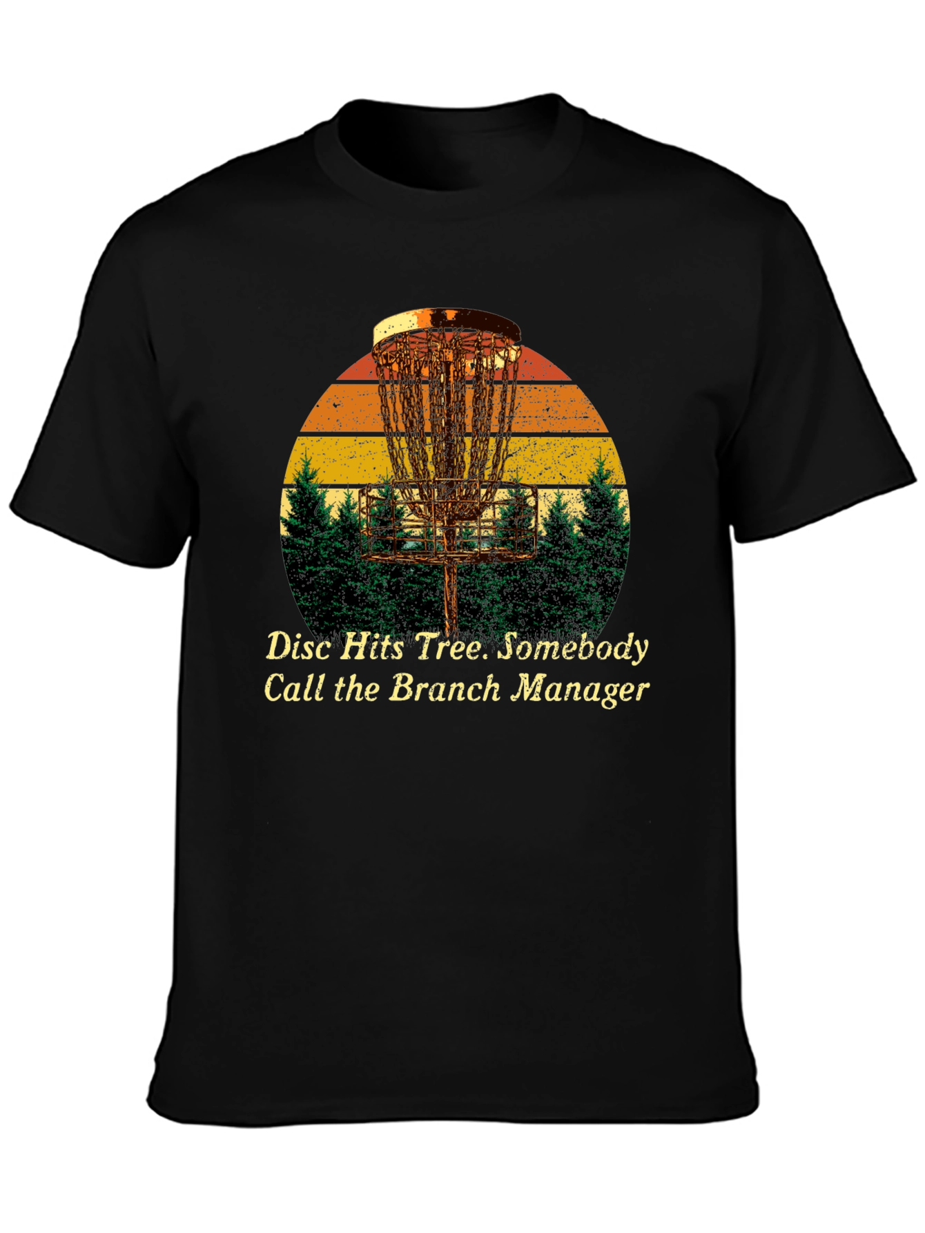 Disc Golf T-Shirt - Branch Manager Tee
