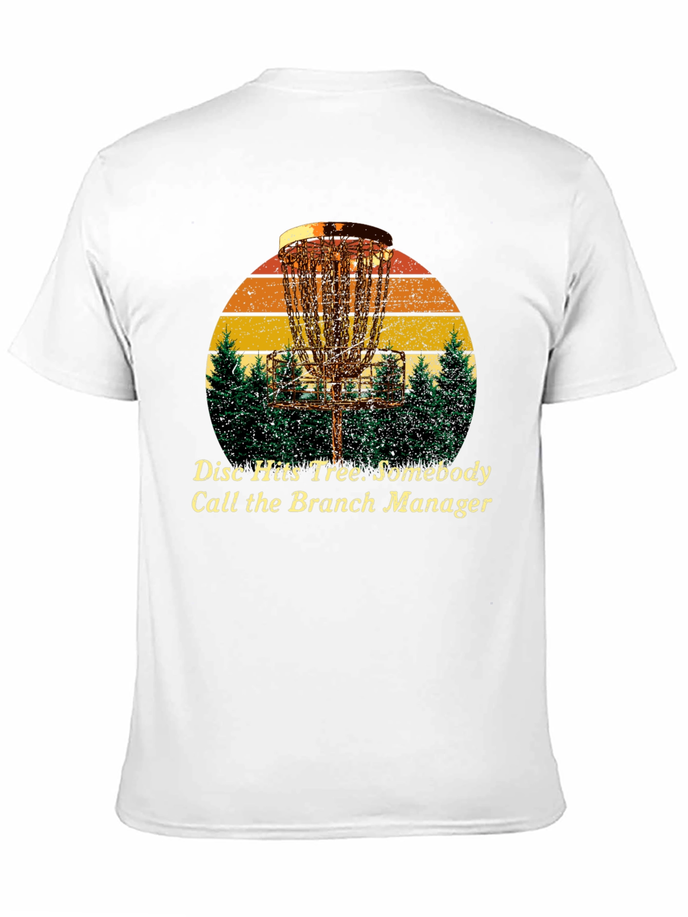Disc Golf T-Shirt - Branch Manager Tee