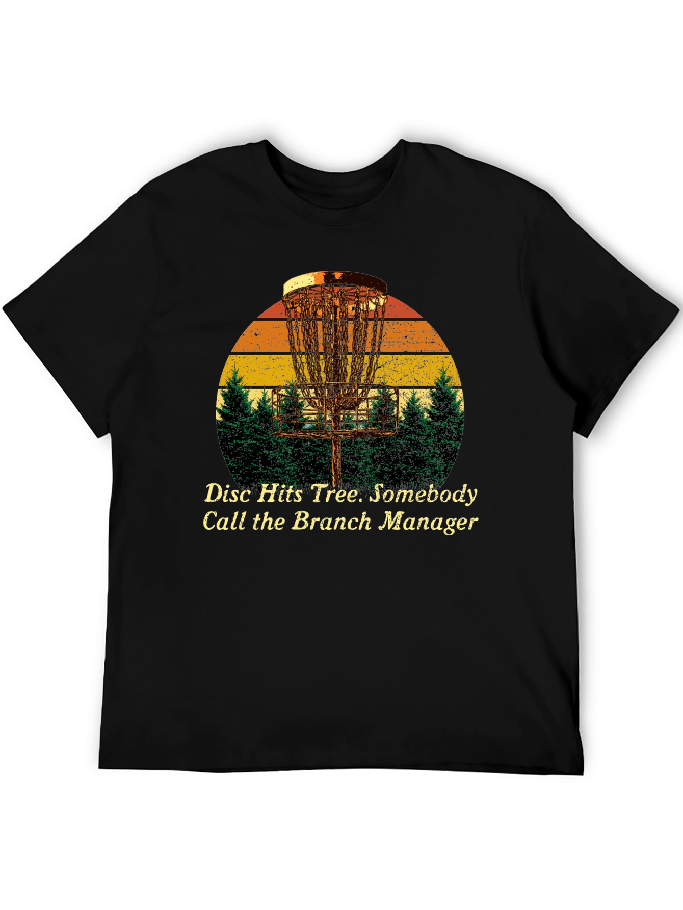 Disc Golf T-Shirt - Branch Manager Tee