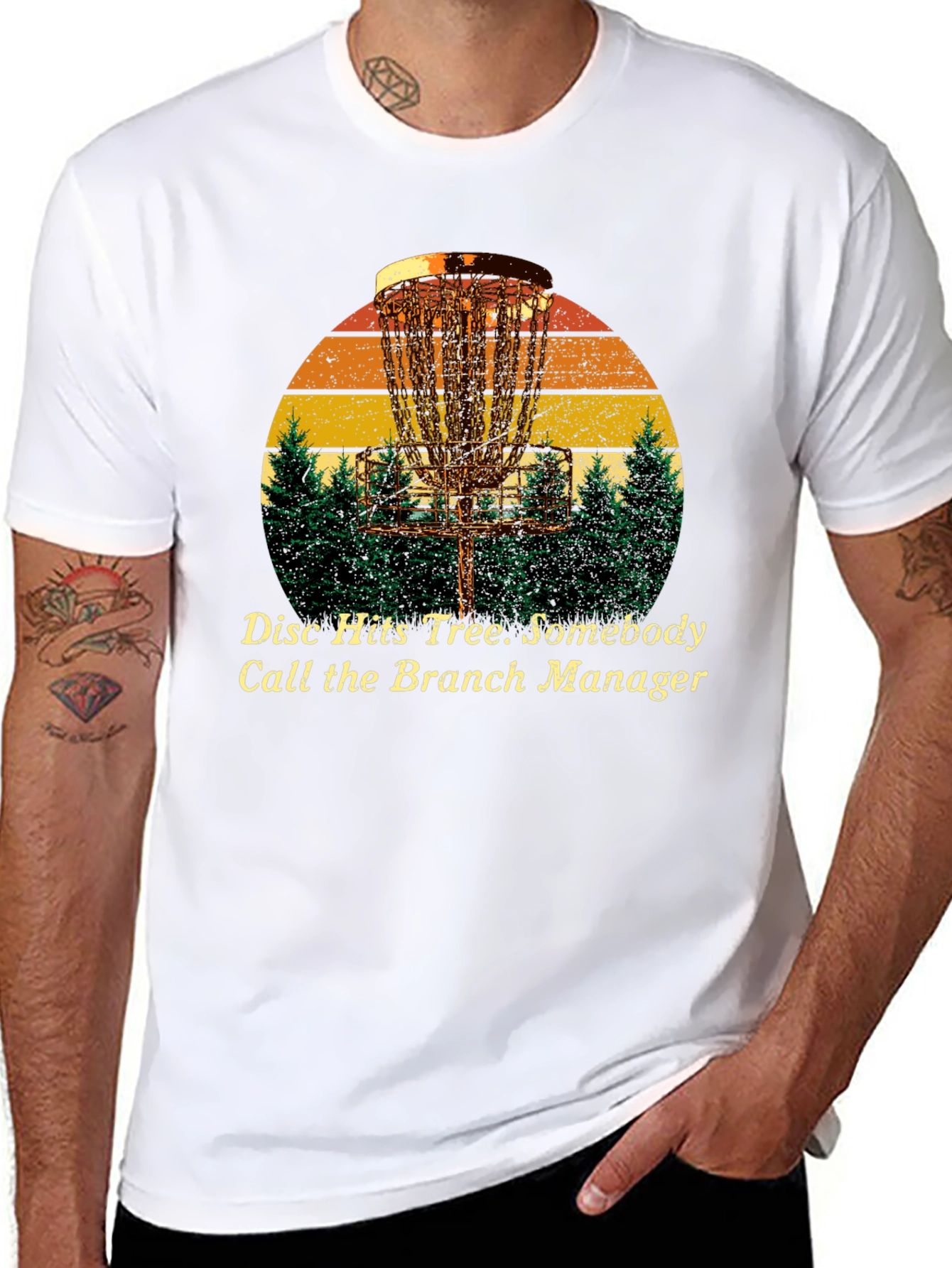 Disc Golf T-Shirt - Branch Manager Tee