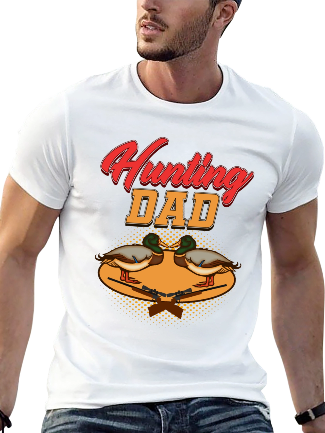 Hunting Dad T-Shirt - Duck Hunter Graphic Tee