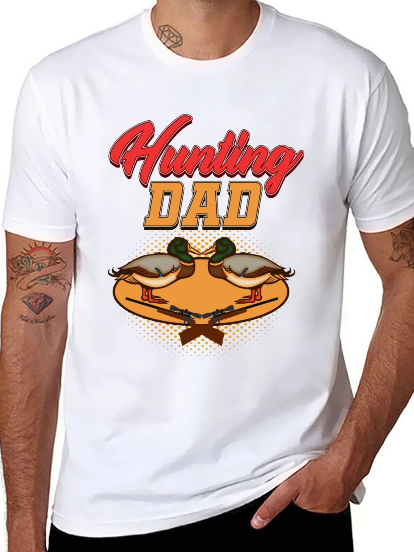 Hunting Dad T-Shirt - Duck Hunter Graphic Tee