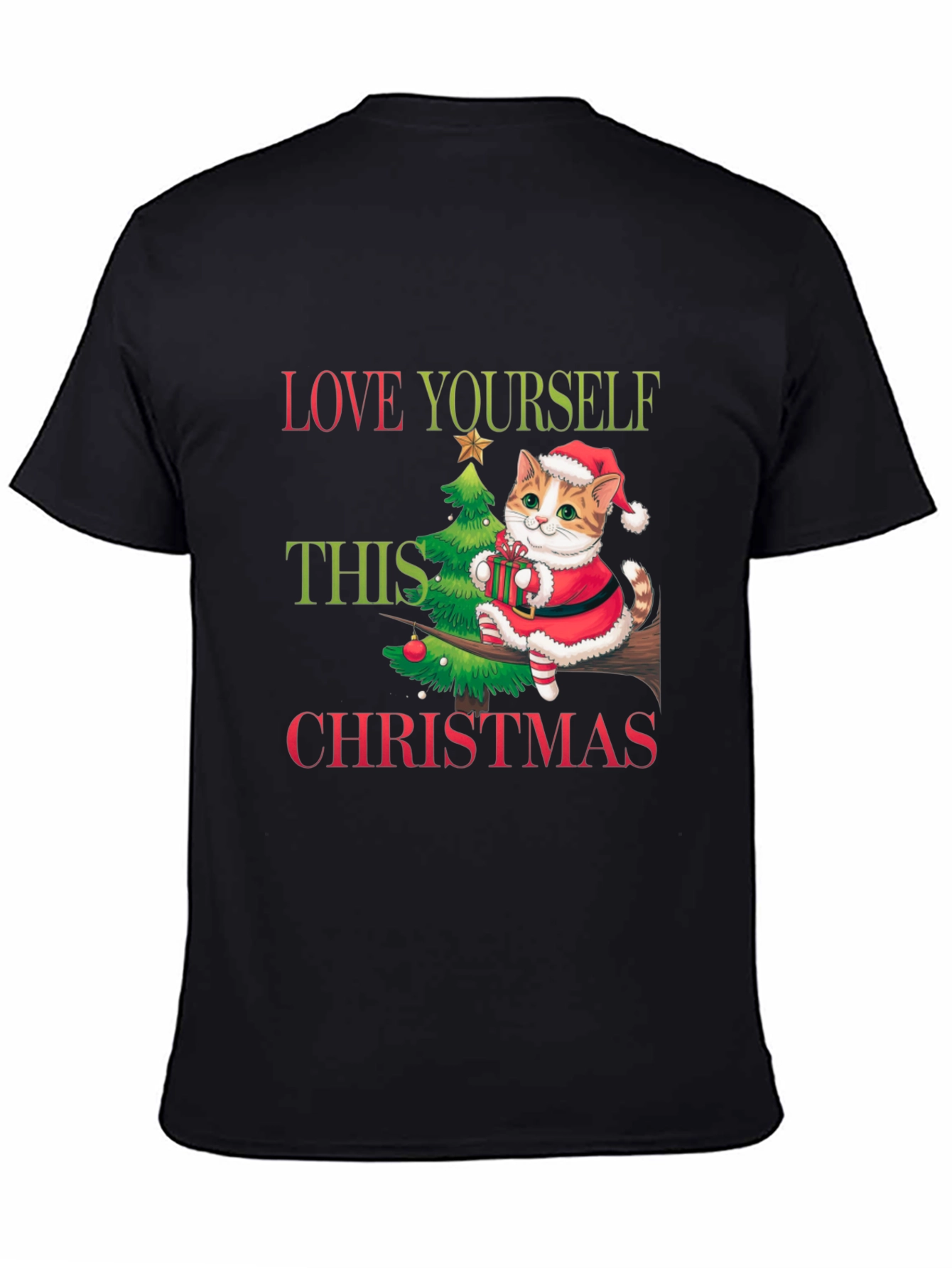 Love Yourself This Christmas Cat T-Shirt