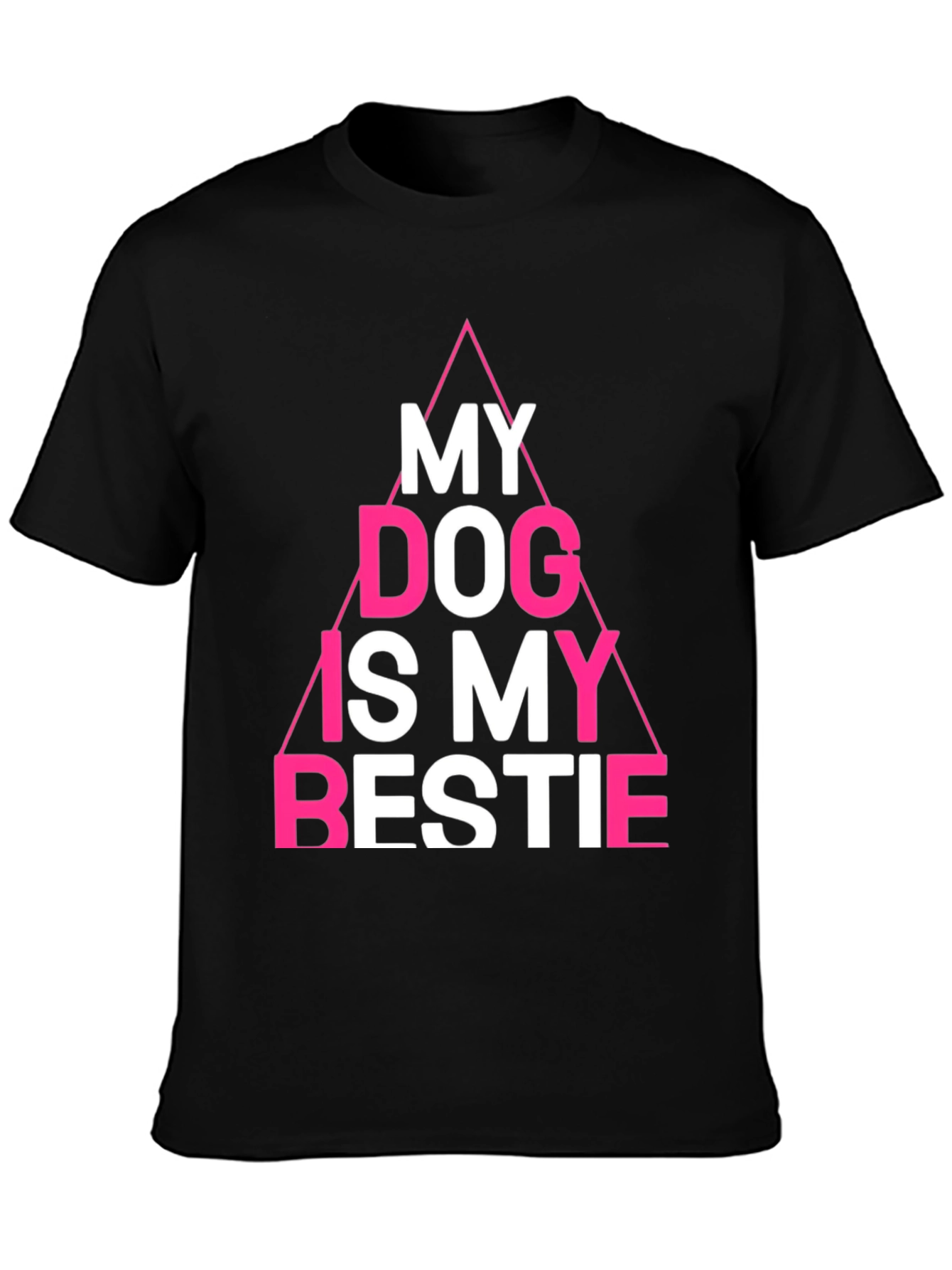My Dog is My Bestie Tee - Black