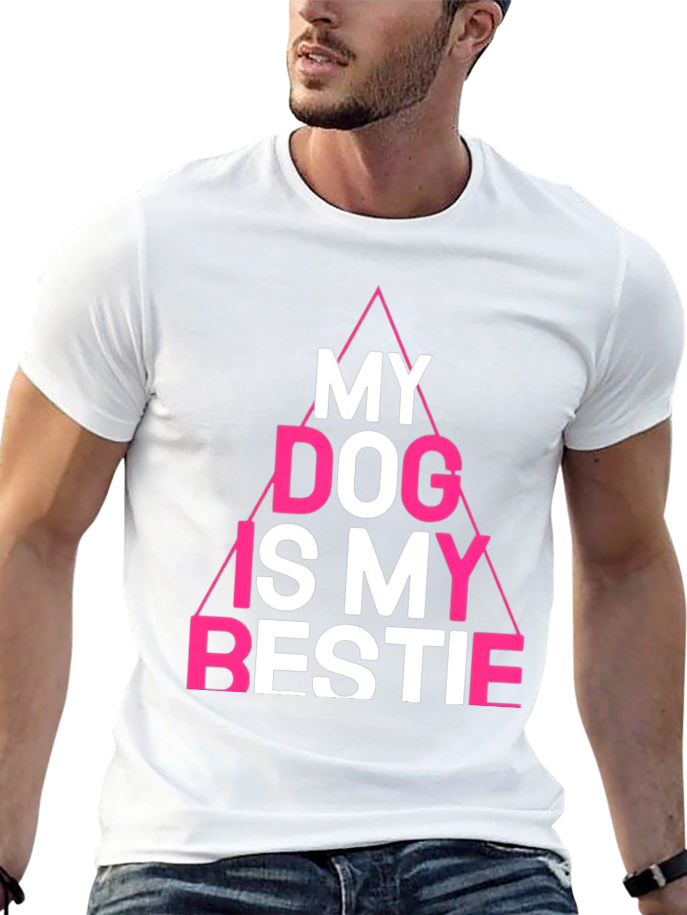 My Dog is My Bestie Tee - Black