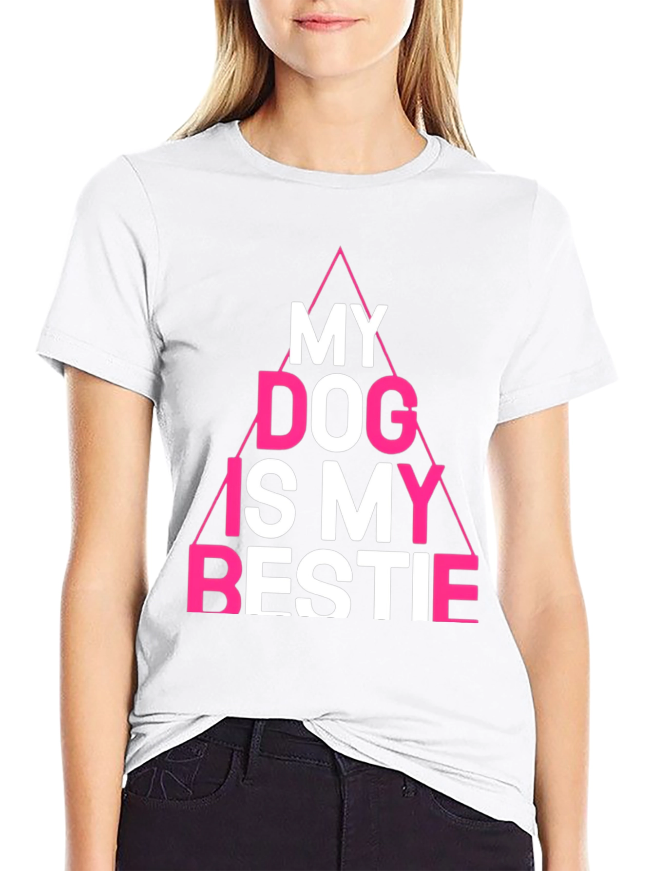 My Dog is My Bestie Tee - Black
