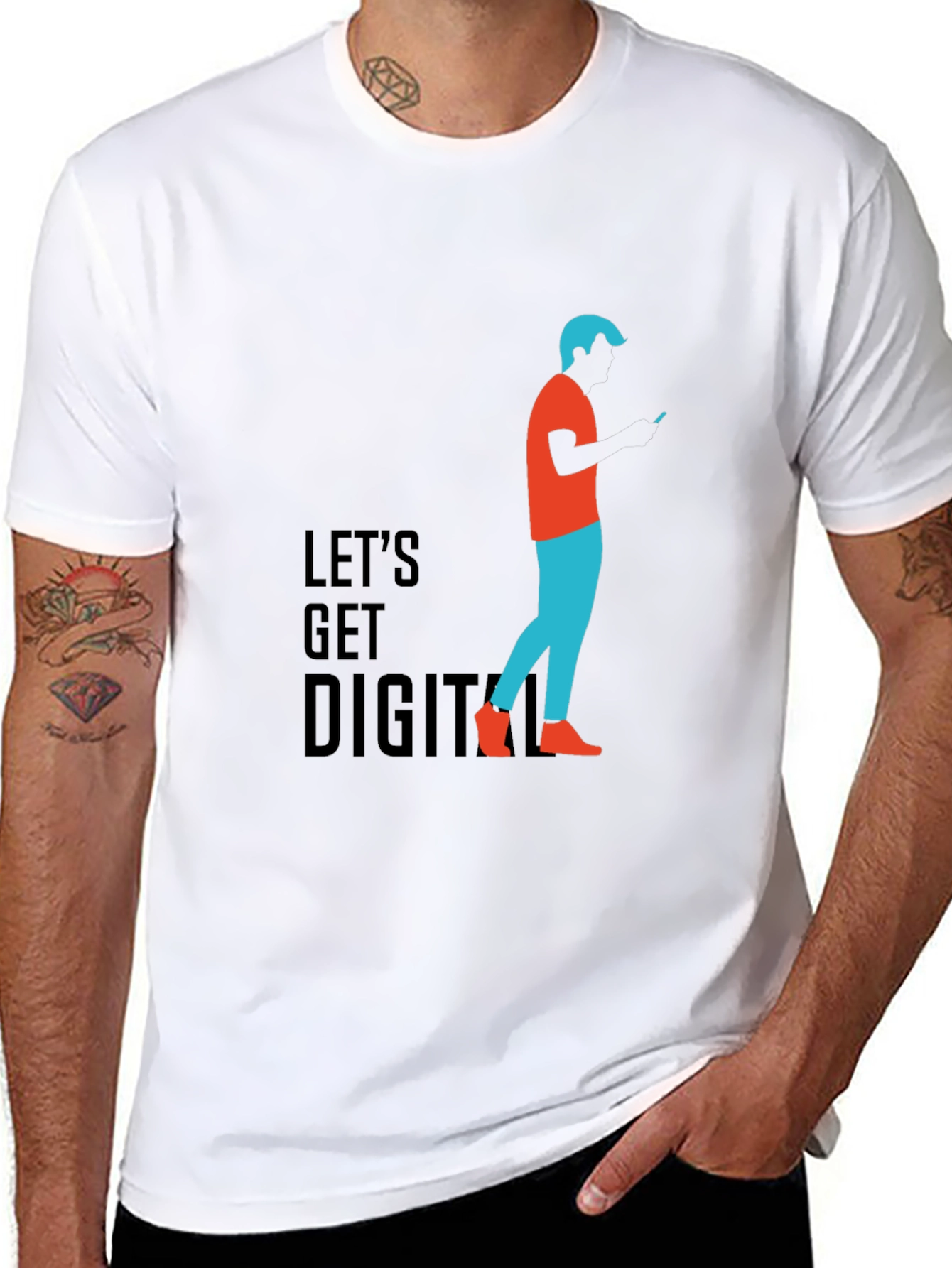 Lets Get Digital Graphic Tee